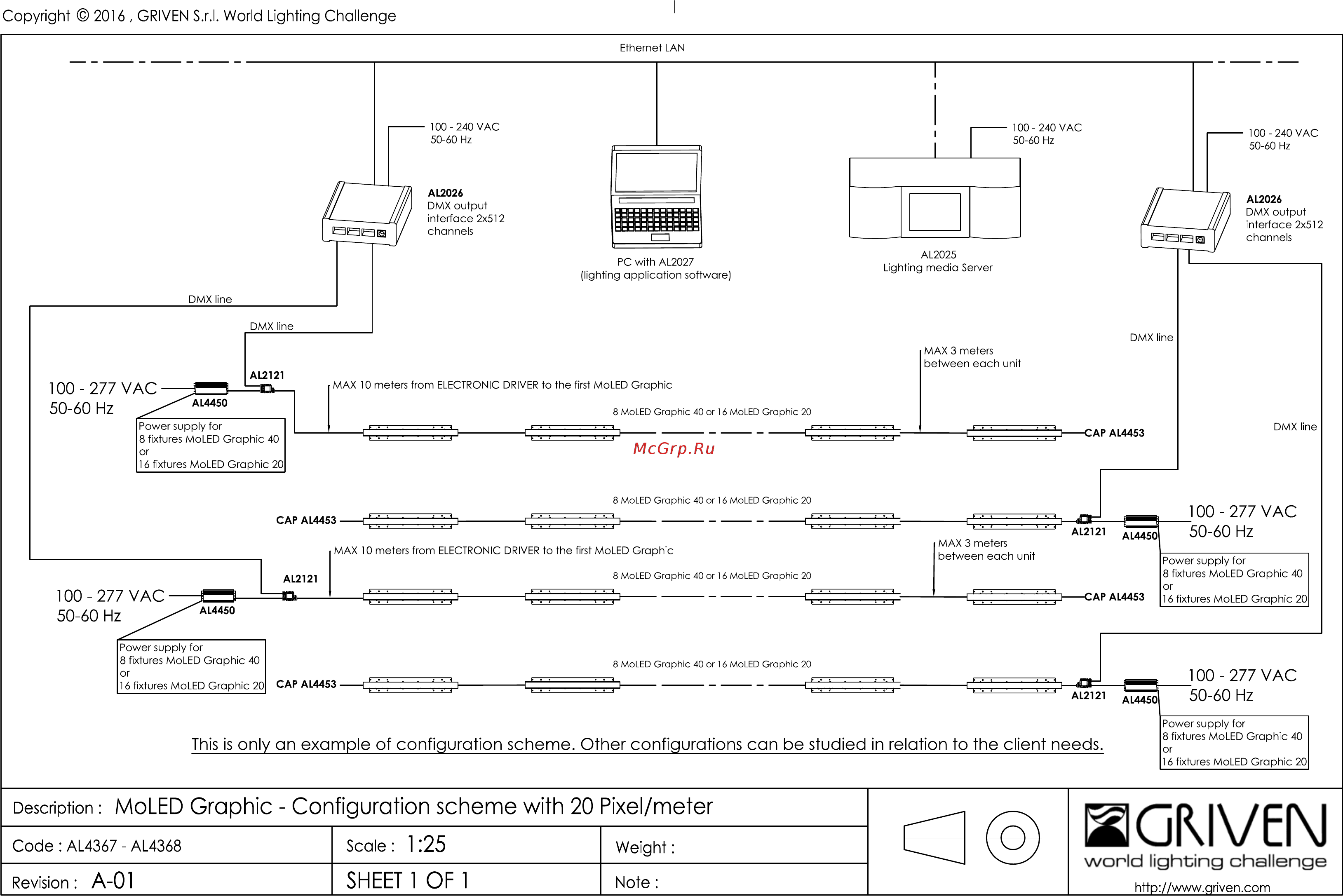 Griven MOLED GRAPHIC 20 [2/3] A 01 sheet 1 of 1