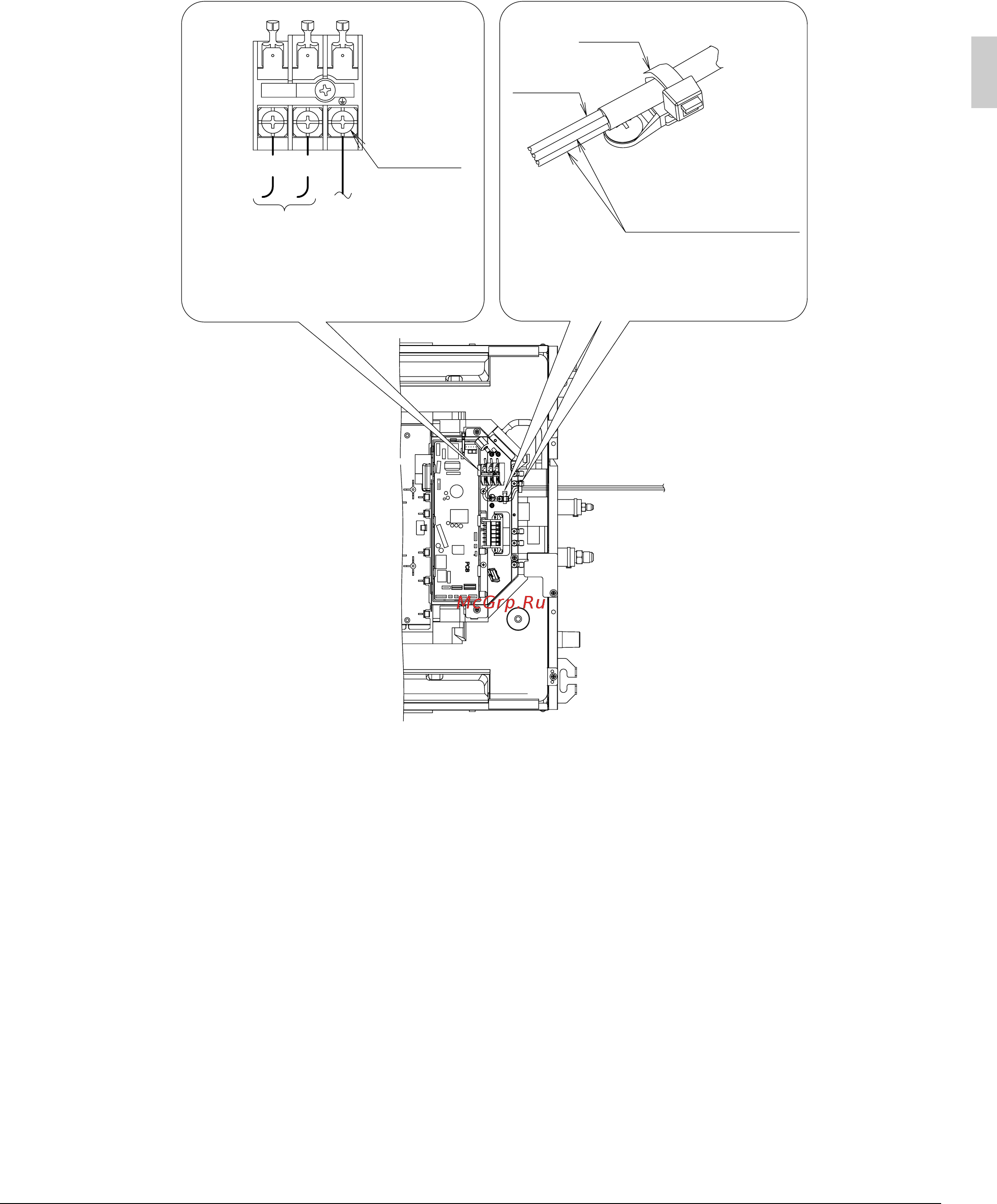 Daikin FXCQ125AVEB [17/30] Clamp earth wiring