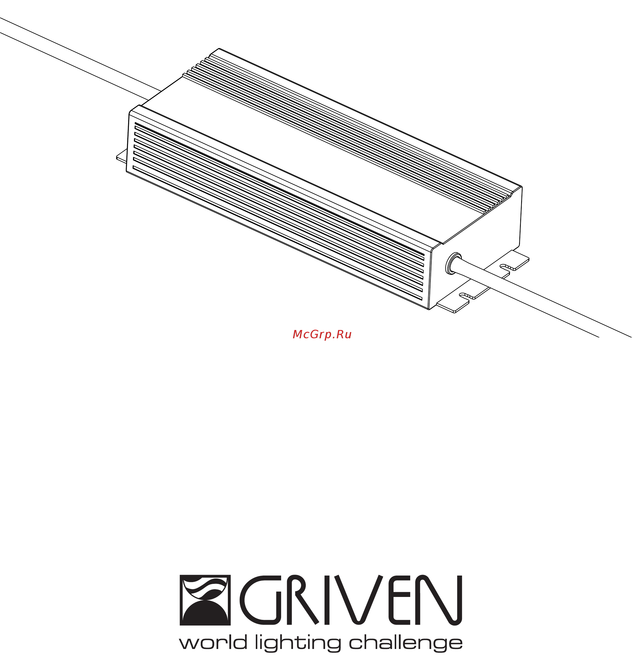 Griven GRAPH-i-LINE 40 Руководство пользователя Electronic Driver _итал., англ._ онлайн