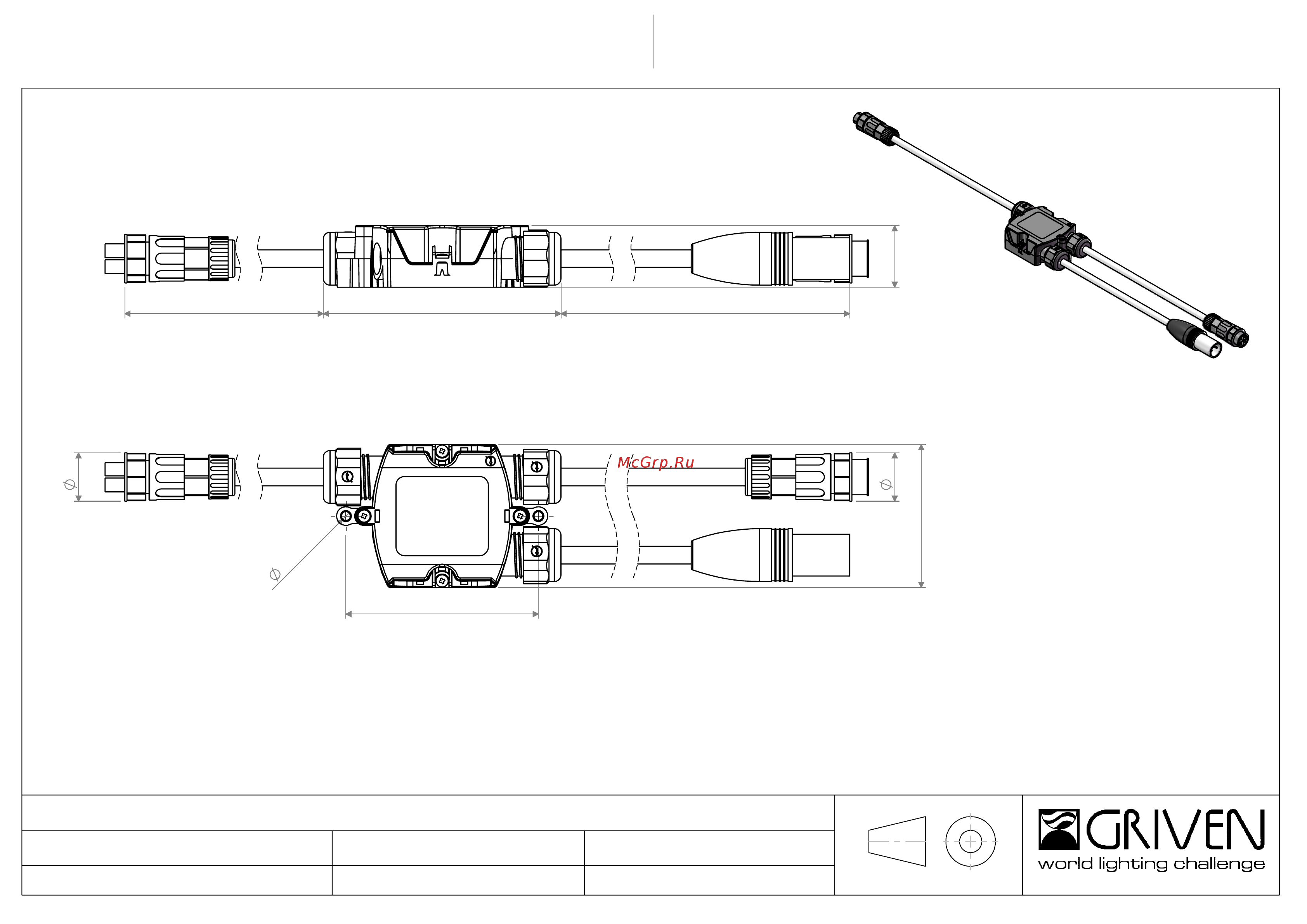 Griven GRAPH-i-CELL Чертеж с размерами Start Line Box онлайн