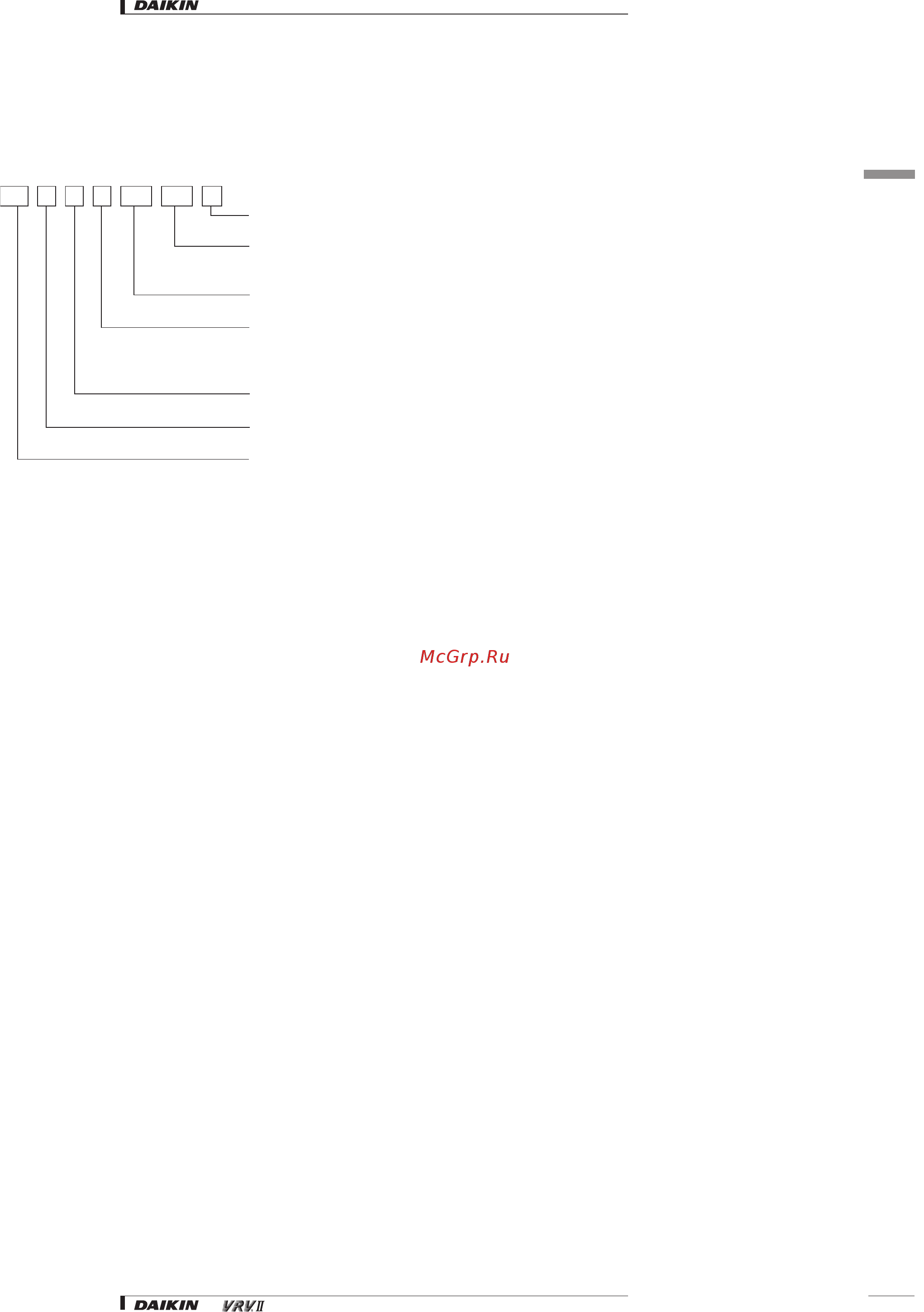 Daikin RXYQ38MY1B [6/42] Nomenclature