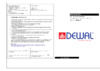 Dewal Midnight 03-107 Blue Руководство по эксплуатации