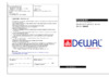 Dewal PROFILE-2200 03-120 Red Руководство по эксплуатации