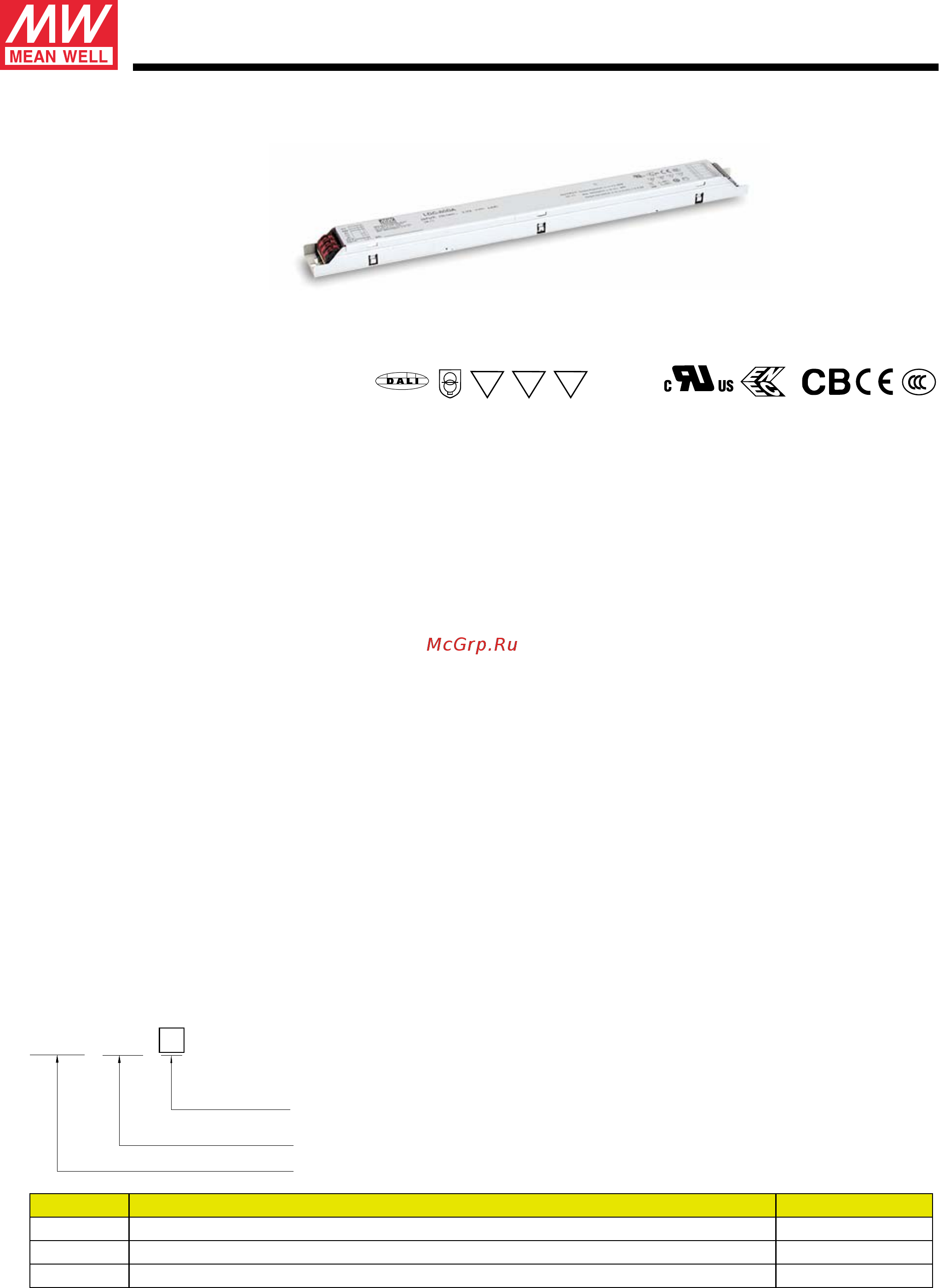 MEAN WELL LDC-80DA Datasheet онлайн
