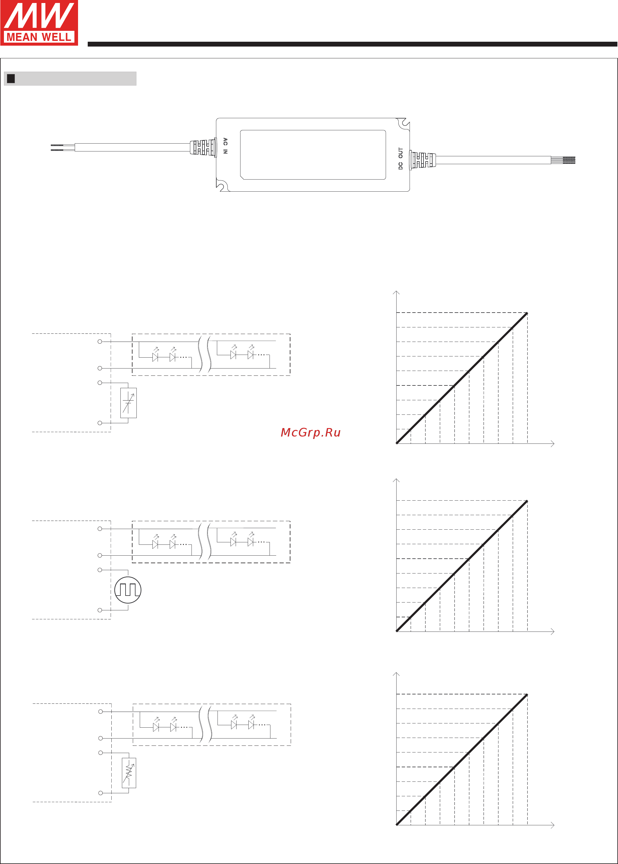 MEAN WELL LPF-90D-30 [4/8] Ac l brown ac n blue