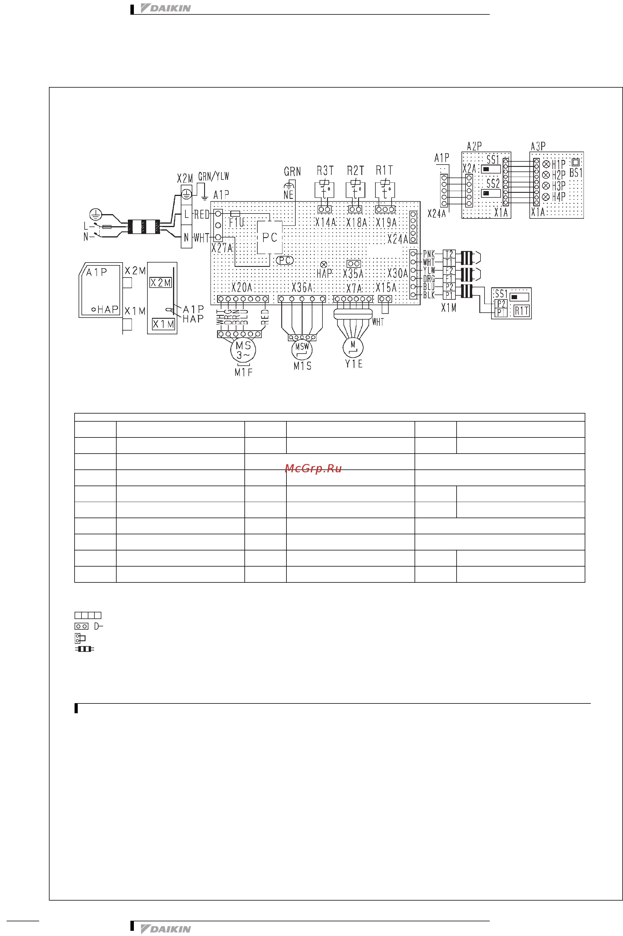 Daikin FXAQ63MV1 [13/18] Монтажнаш схема