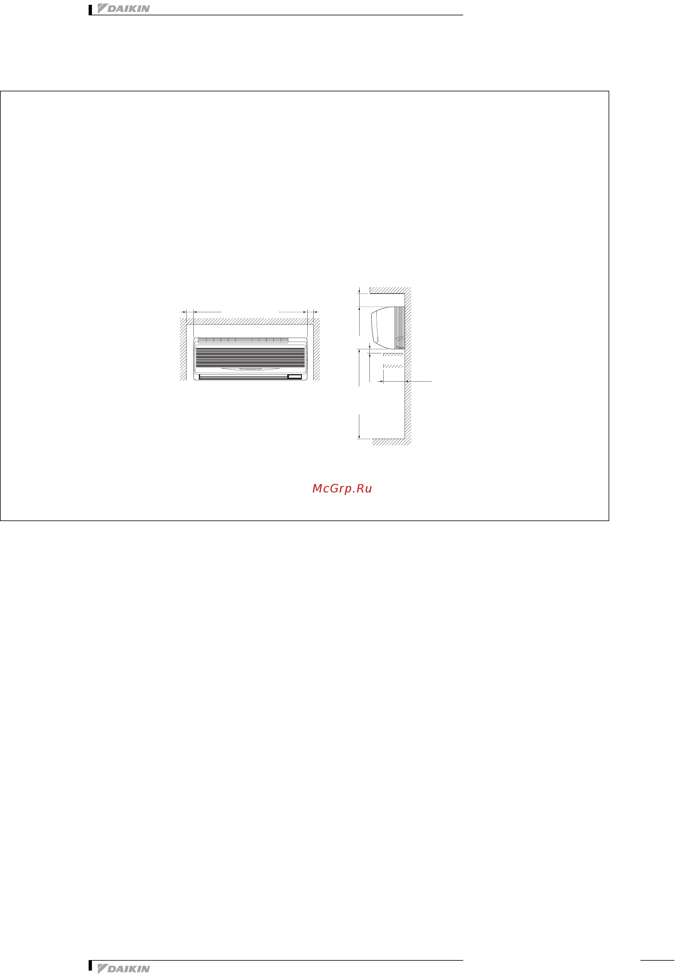 Daikin FXAQ63MV1 [16/18] Установка