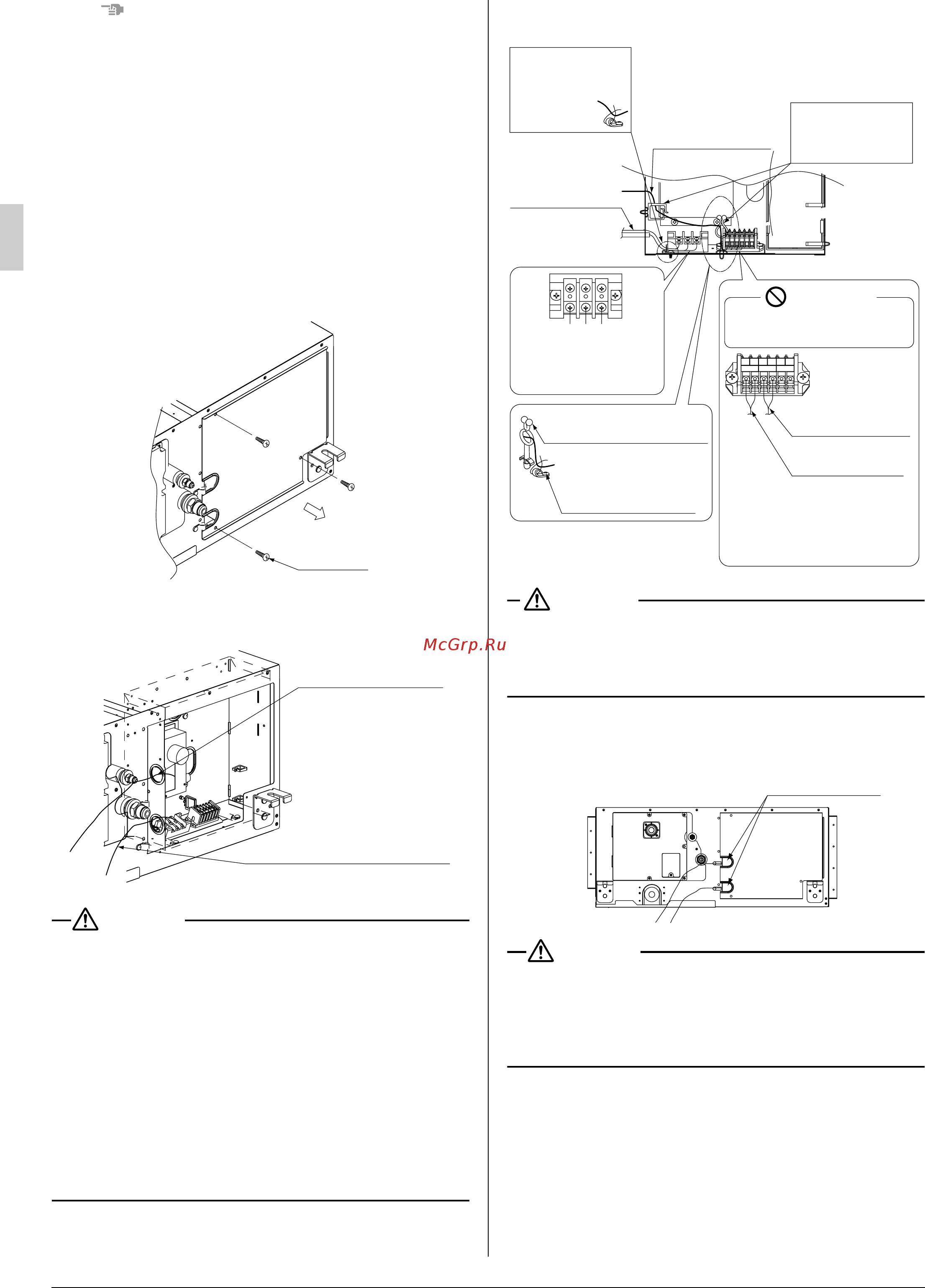 Daikin FXMQ40PVES [12/17] 1 connecting power supply ground remote controller and transmission wiring