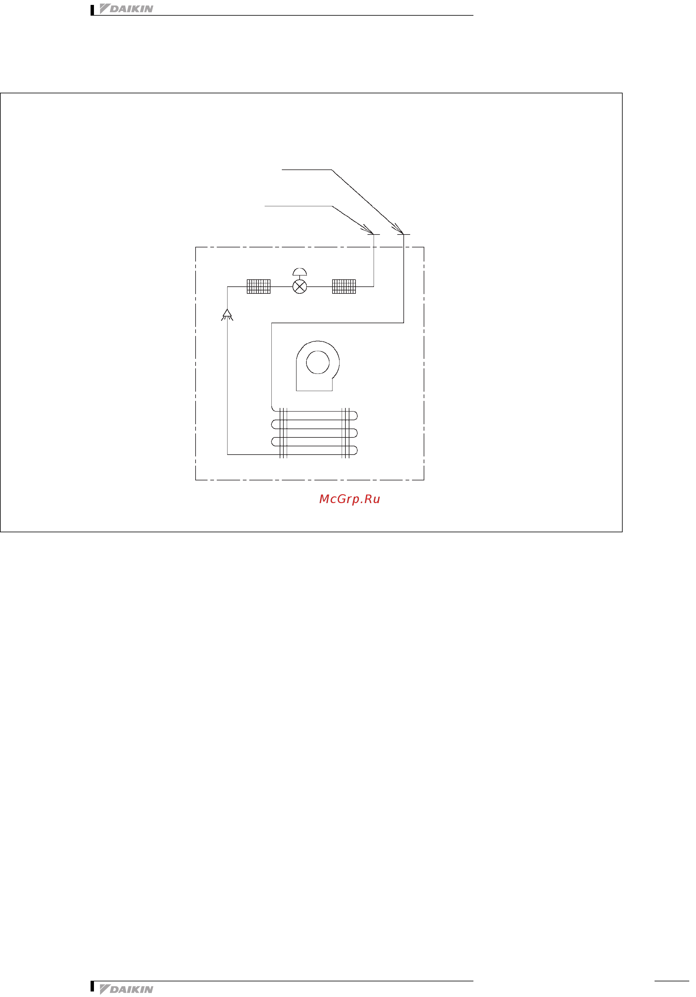 Daikin FXDQ32PVET [14/20] Схема трубной обвшзки