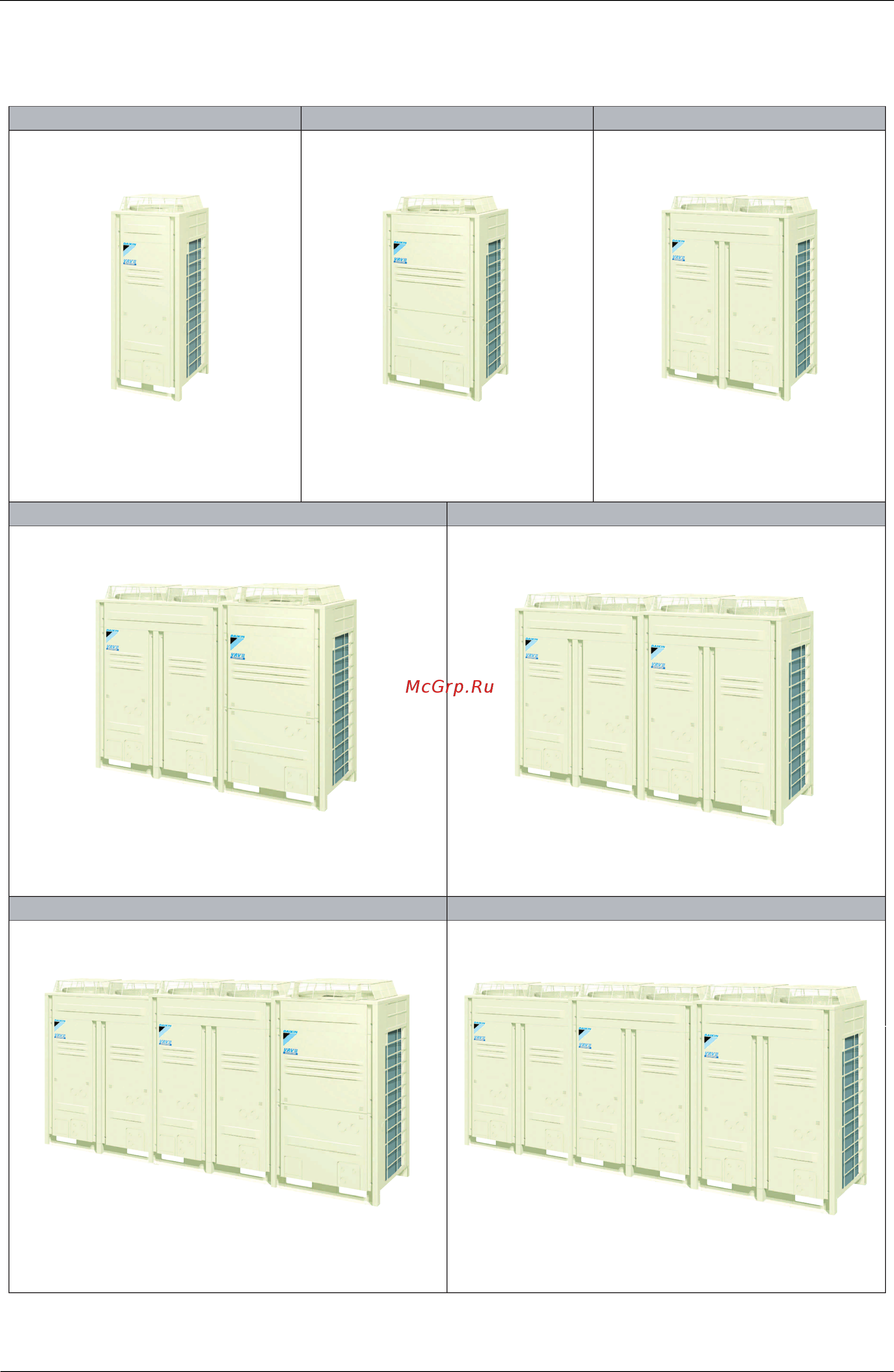 Daikin RXQ30PHY1 [15/394] Outdoor units