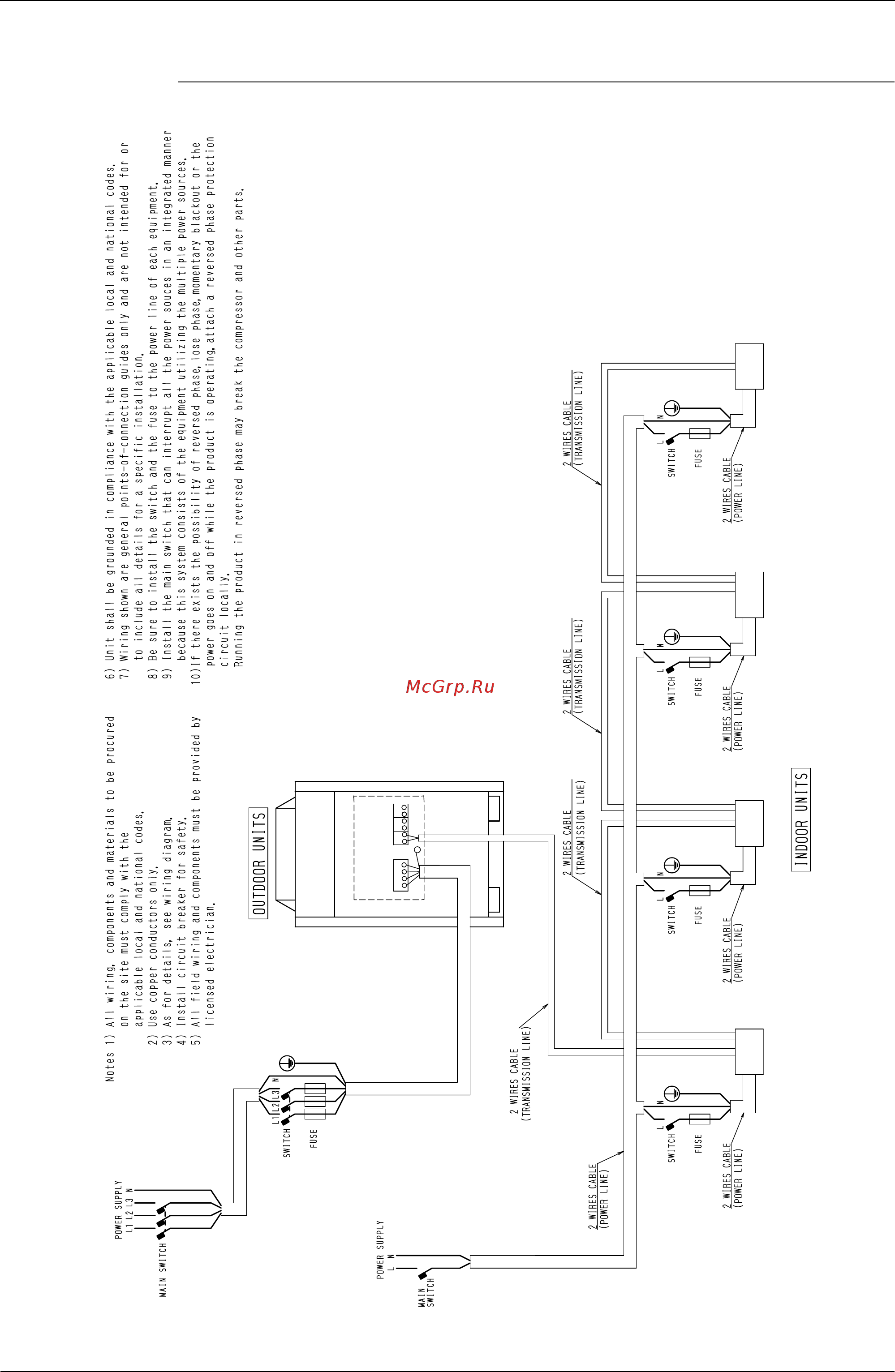 Daikin FXDQ20PVET [337/394] Field wiring