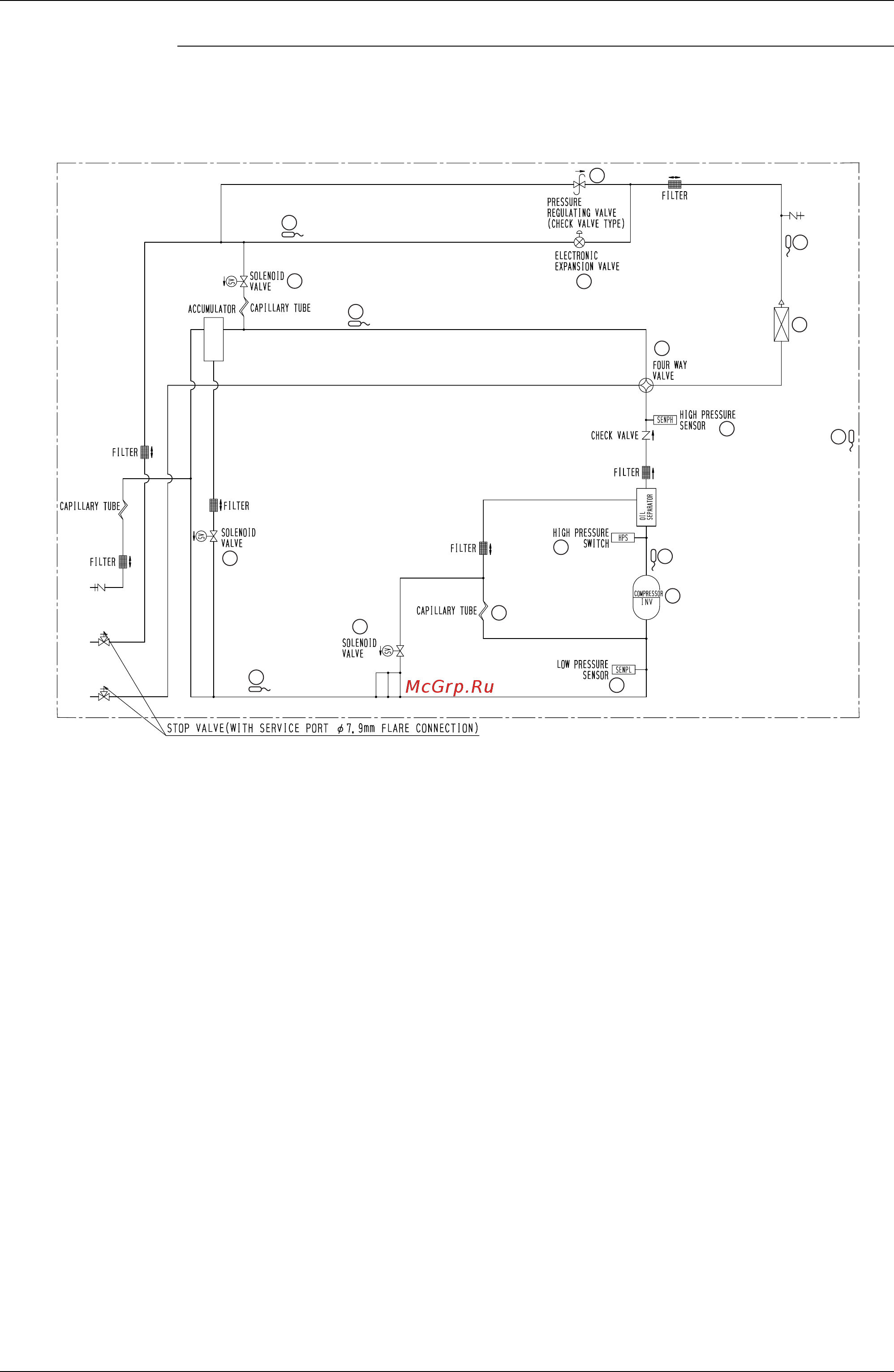 Daikin RXQ46PHY1 [72/394] Refrigerant circuit 61