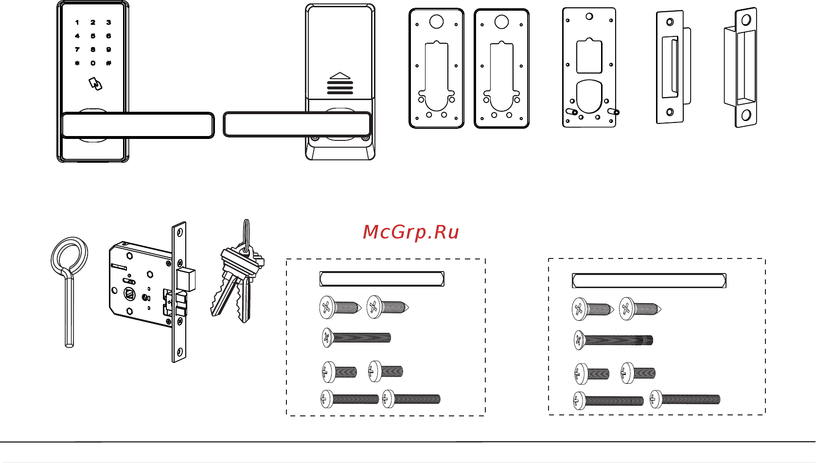 Zkteco DL30DB-MF [3/10] Packing list