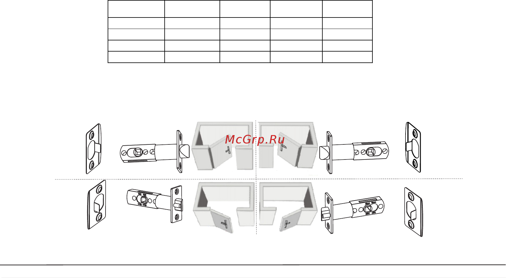 Zkteco ML10B [4/10] Door preparation