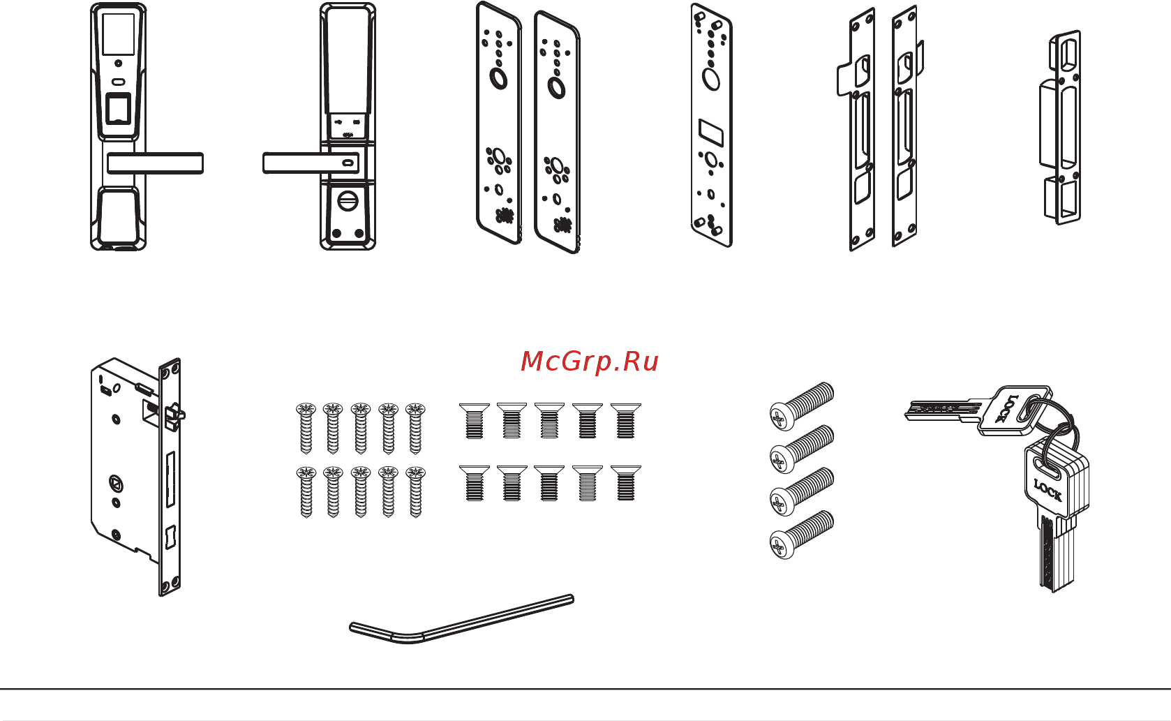 Zkteco ZM100 [4/20] Packing list