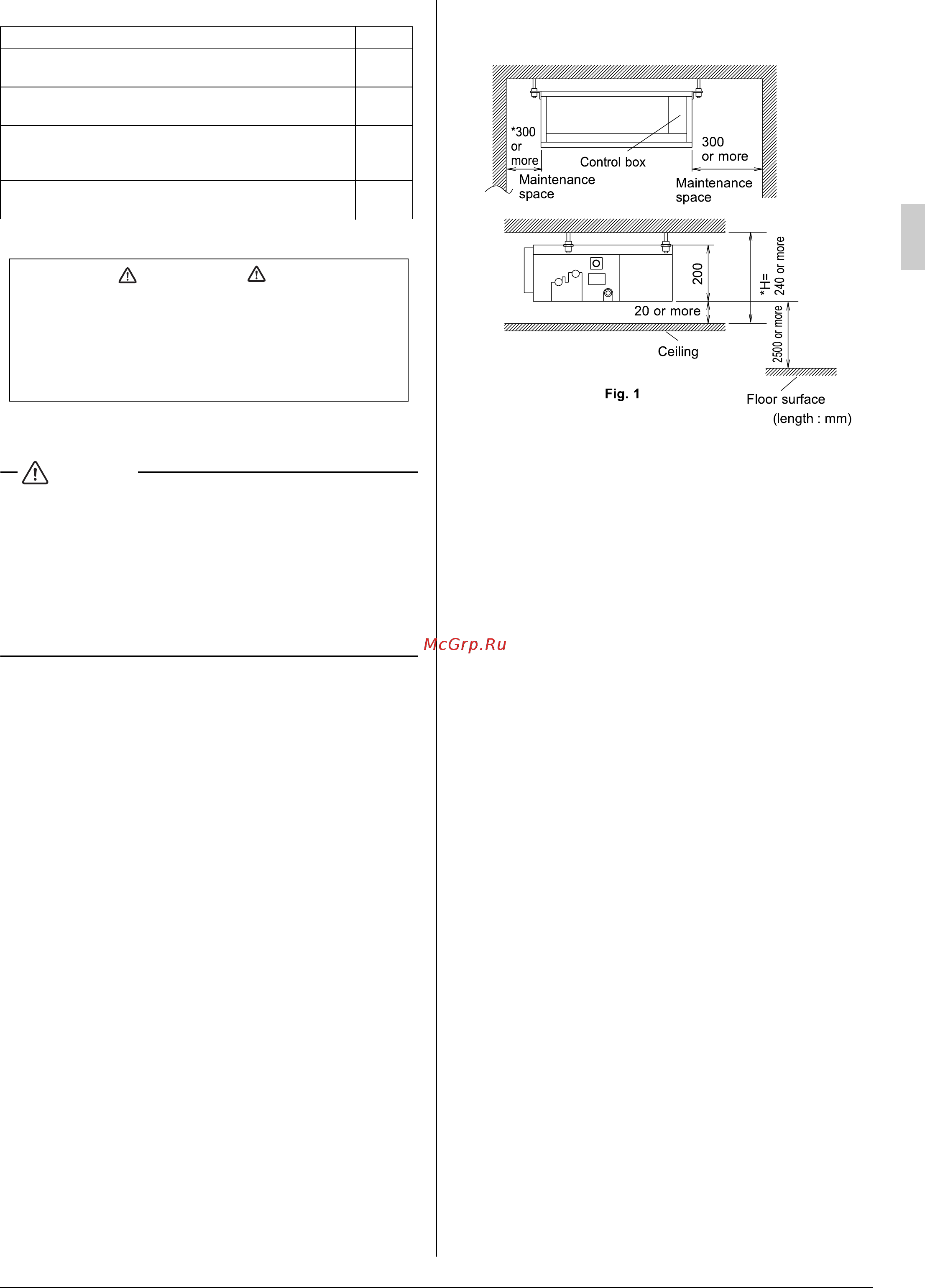 Daikin FXDQ50NVE [5/15] Preparations before installa tion