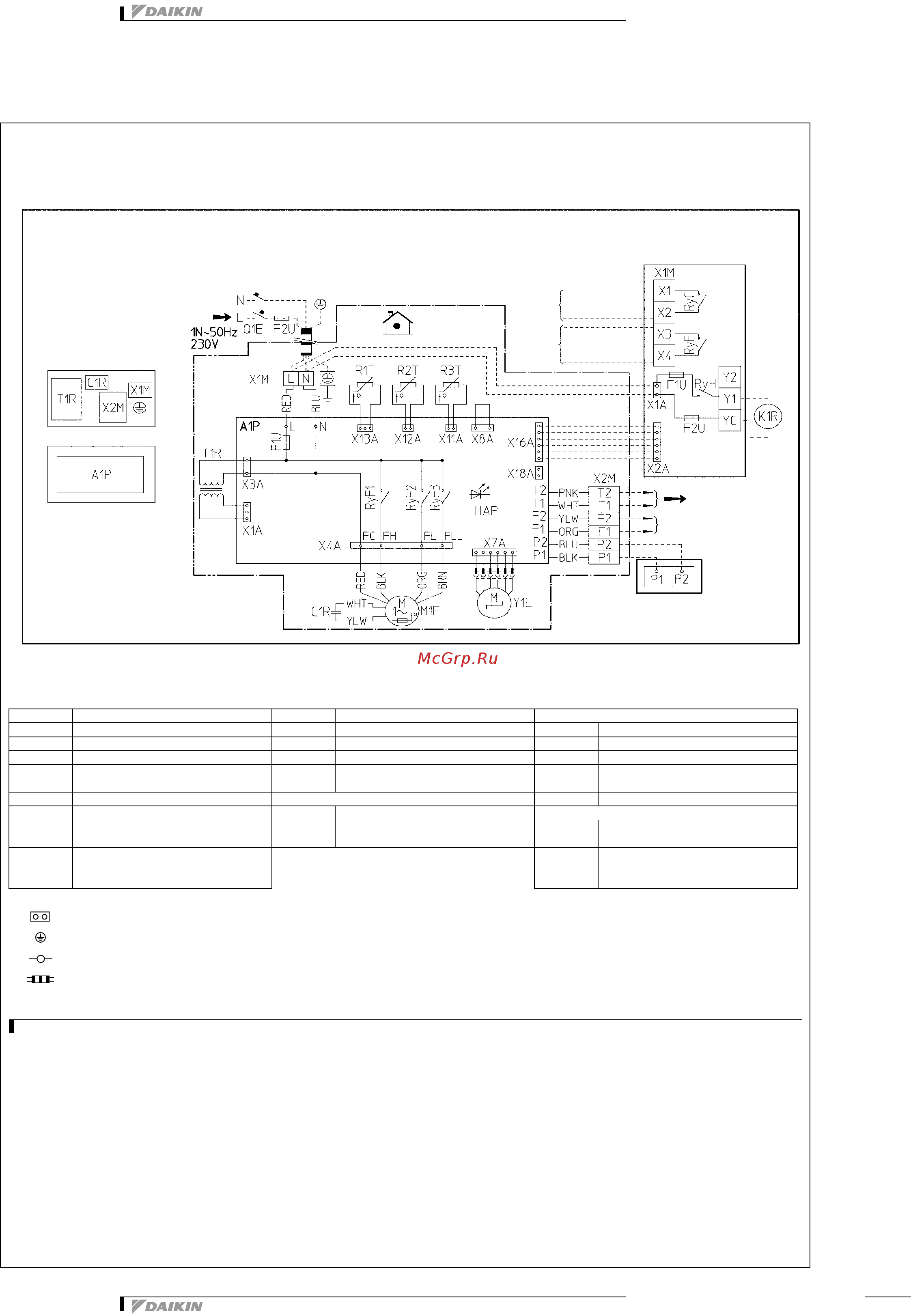 Daikin FXDQ20M9V3B [10/13] Монтажнаш схема