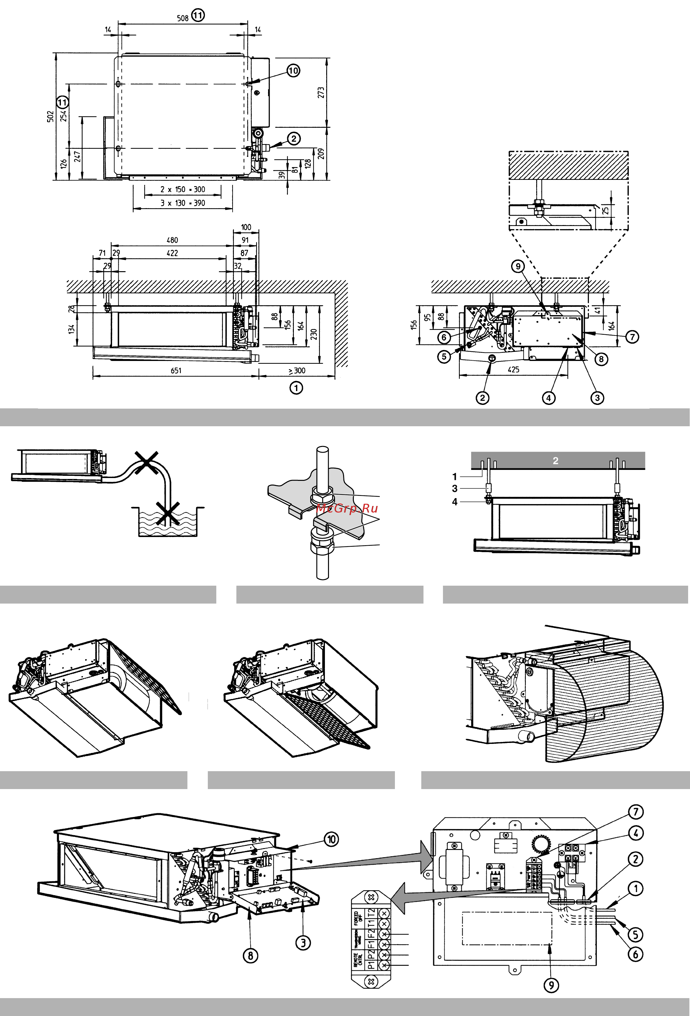 Daikin FXDQ20M9V3B Инструкция по монтажу онлайн [2/14] 544462