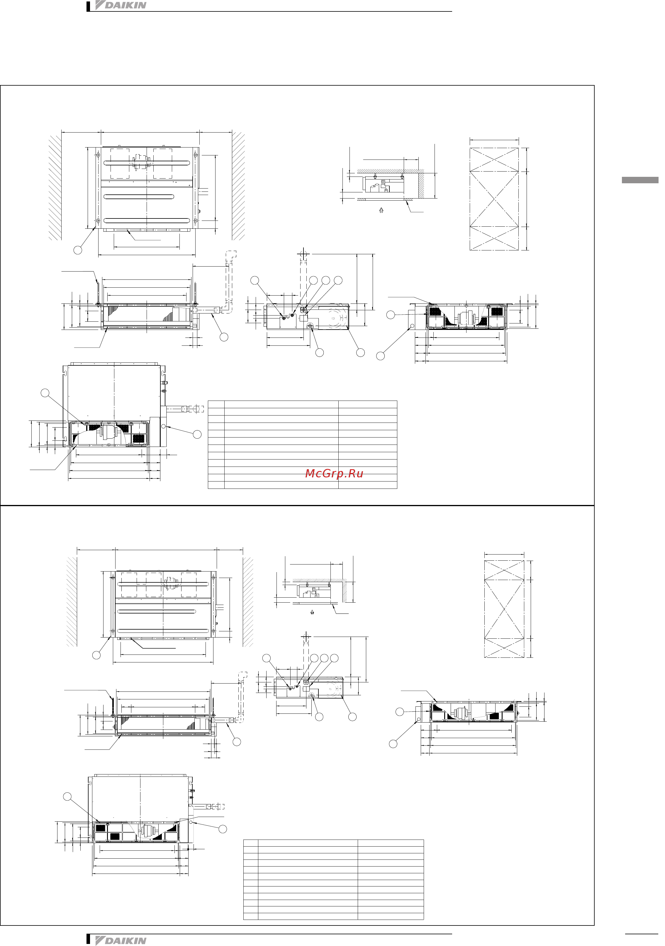 Daikin FXDQ15A3VEB [13/37] Dimensional drawings