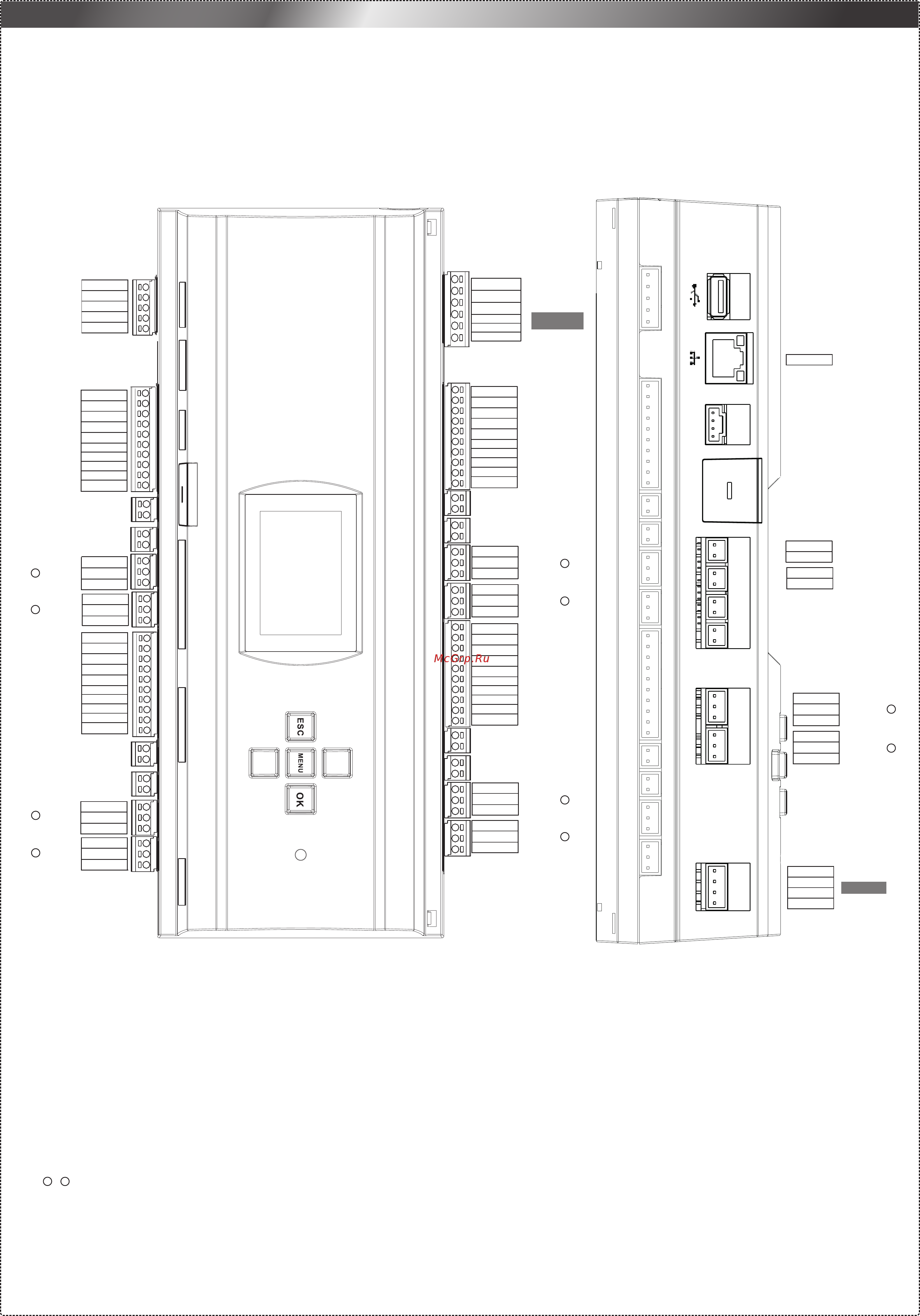 Zkteco EC10 & EX16 [2/2] Ec10 wiring terminals connection