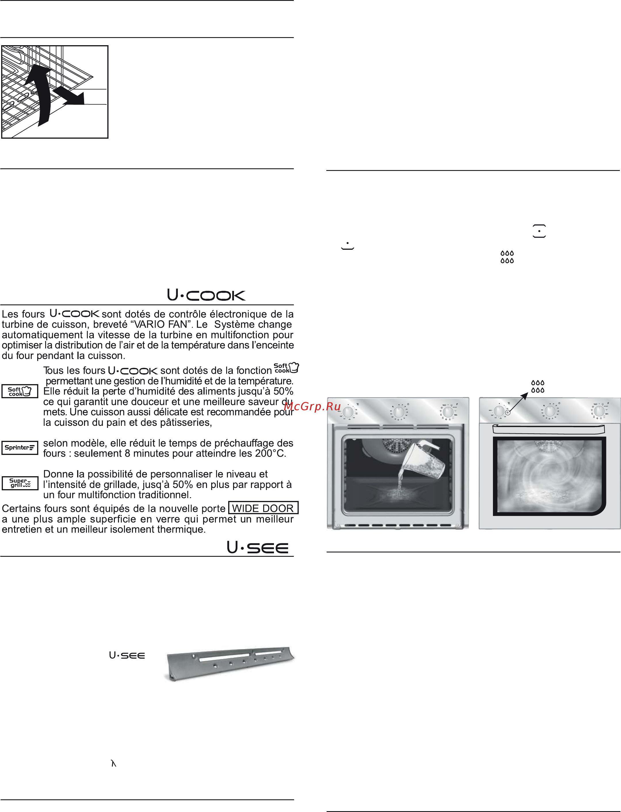 Candy FCR 824 GH/E [33/70] Consignes utiles