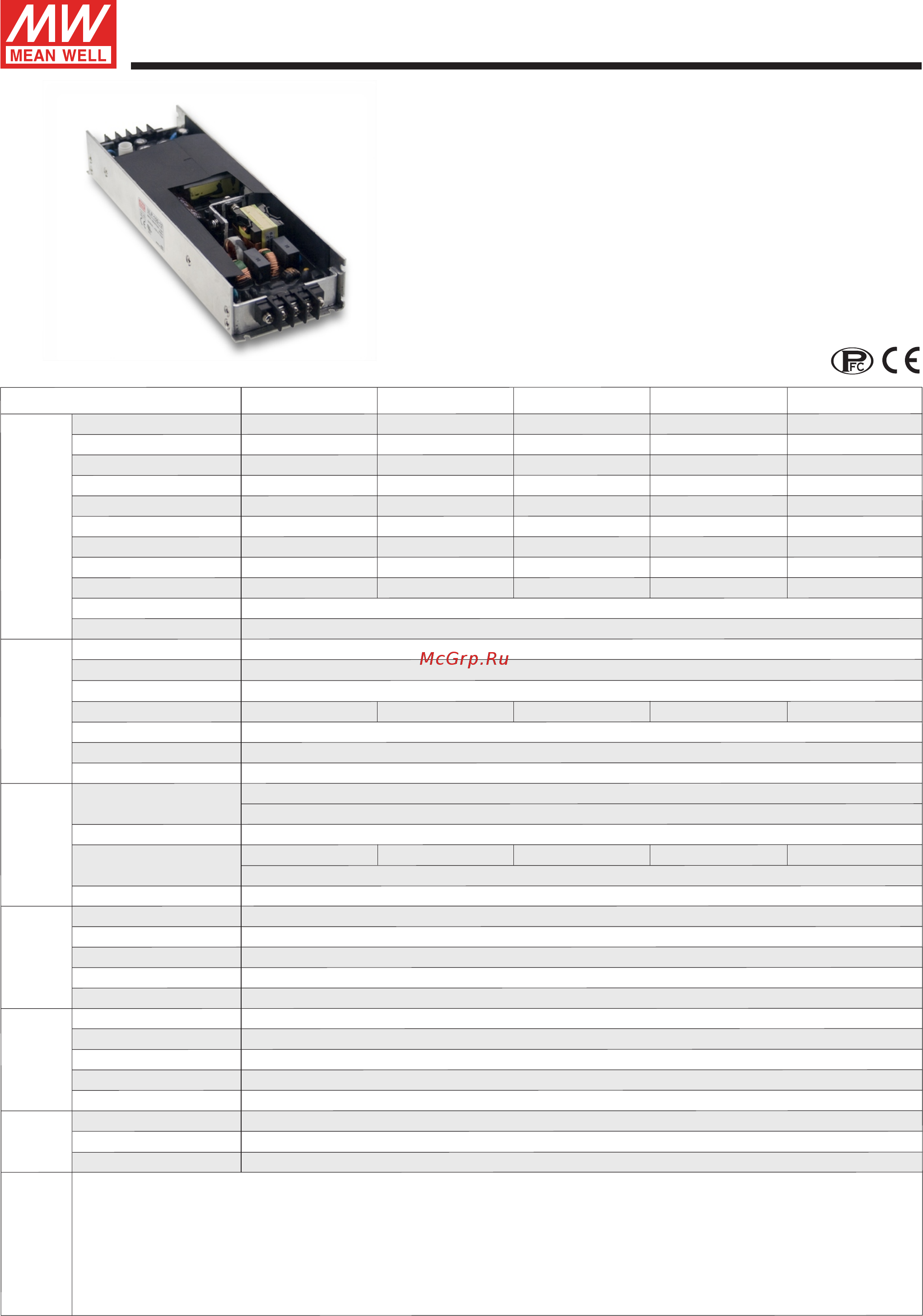 MEAN WELL ULP-150-36 Datasheet онлайн