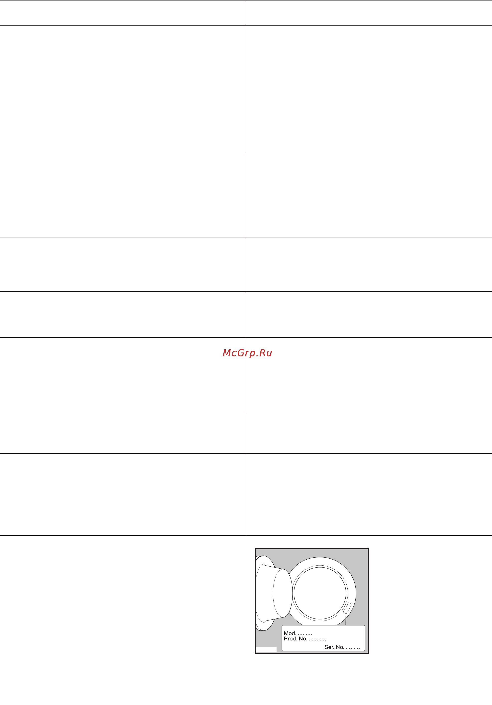 Electrolux EWF 1028 [21/25] Возможная неисправность вероятная причина