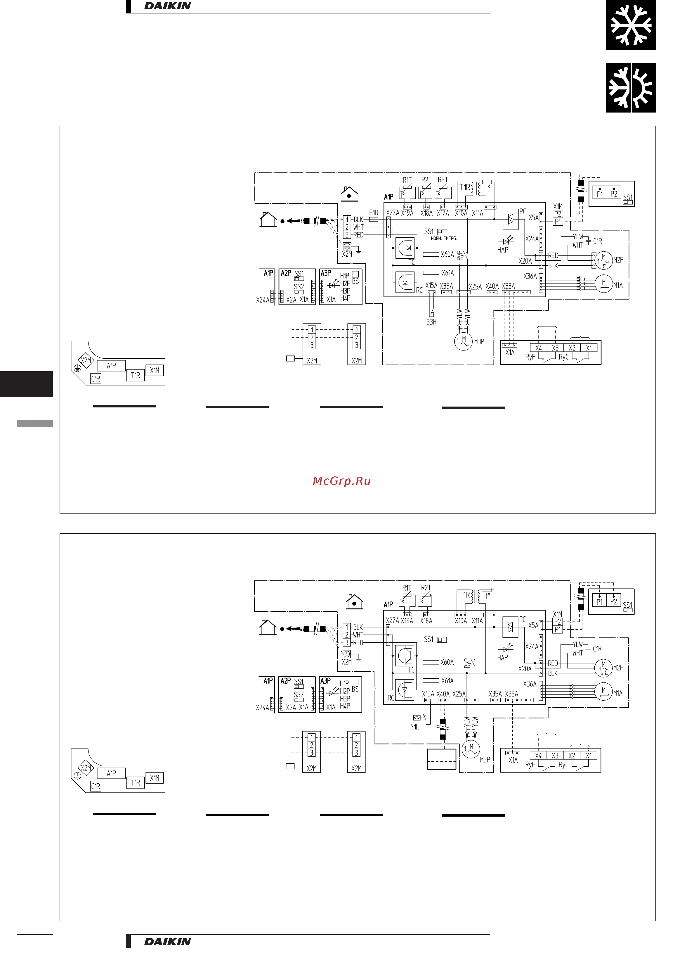 Daikin FCQ125B7V3B [31/65] Wiring diagrams
