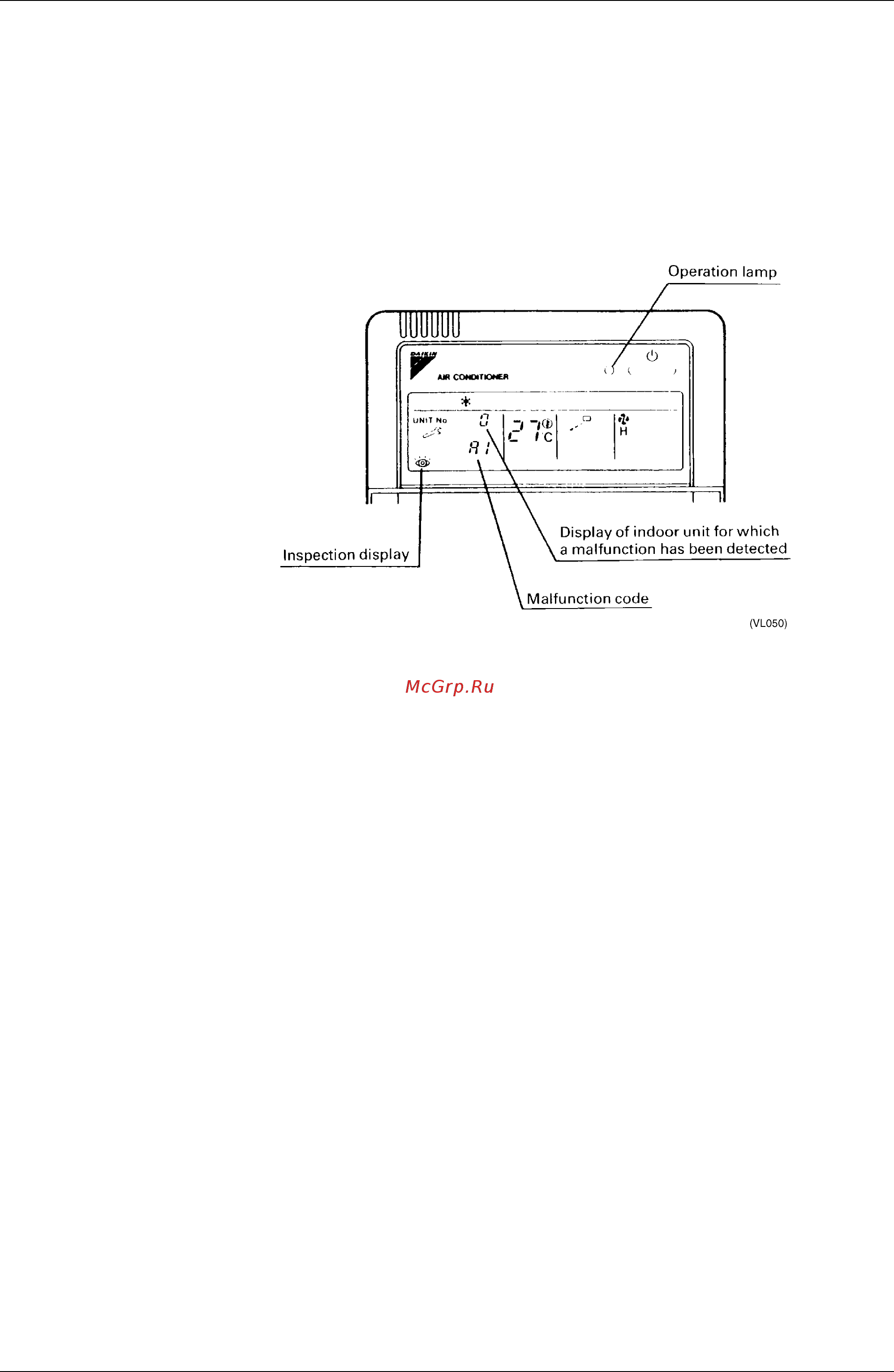 Daikin BEVQ125MVE [188/352] Remote controller self diagnosis function