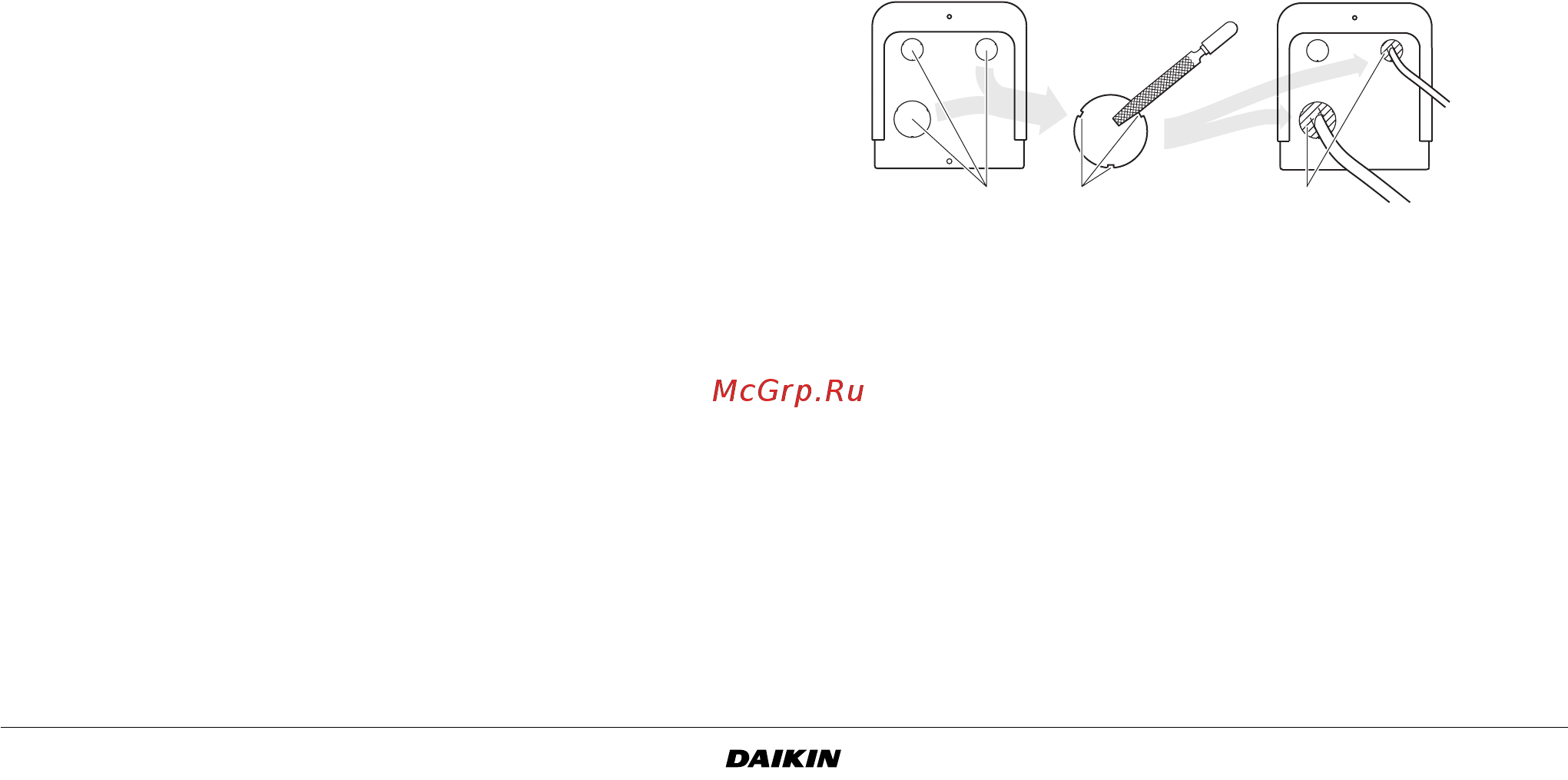Daikin RXYSQ4M7V3B [17/26] Рекомендации по монтажу электропроводки