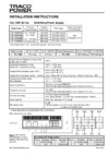 TRACO POWER TXL 1000-12S Инструкция по установке