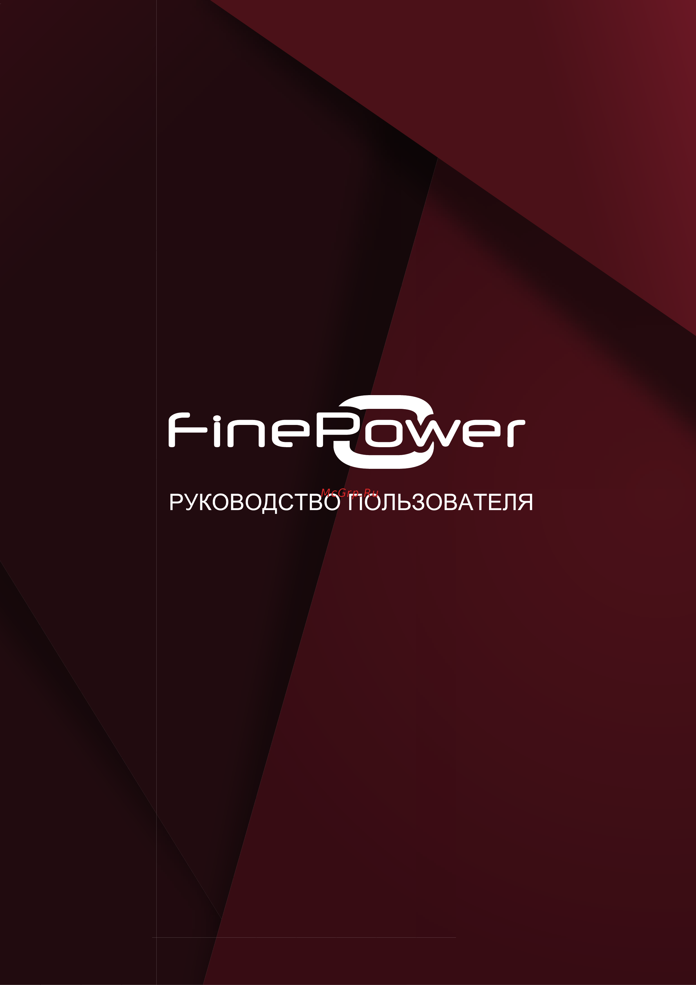 Finepower BS285 Руководство пользователя онлайн