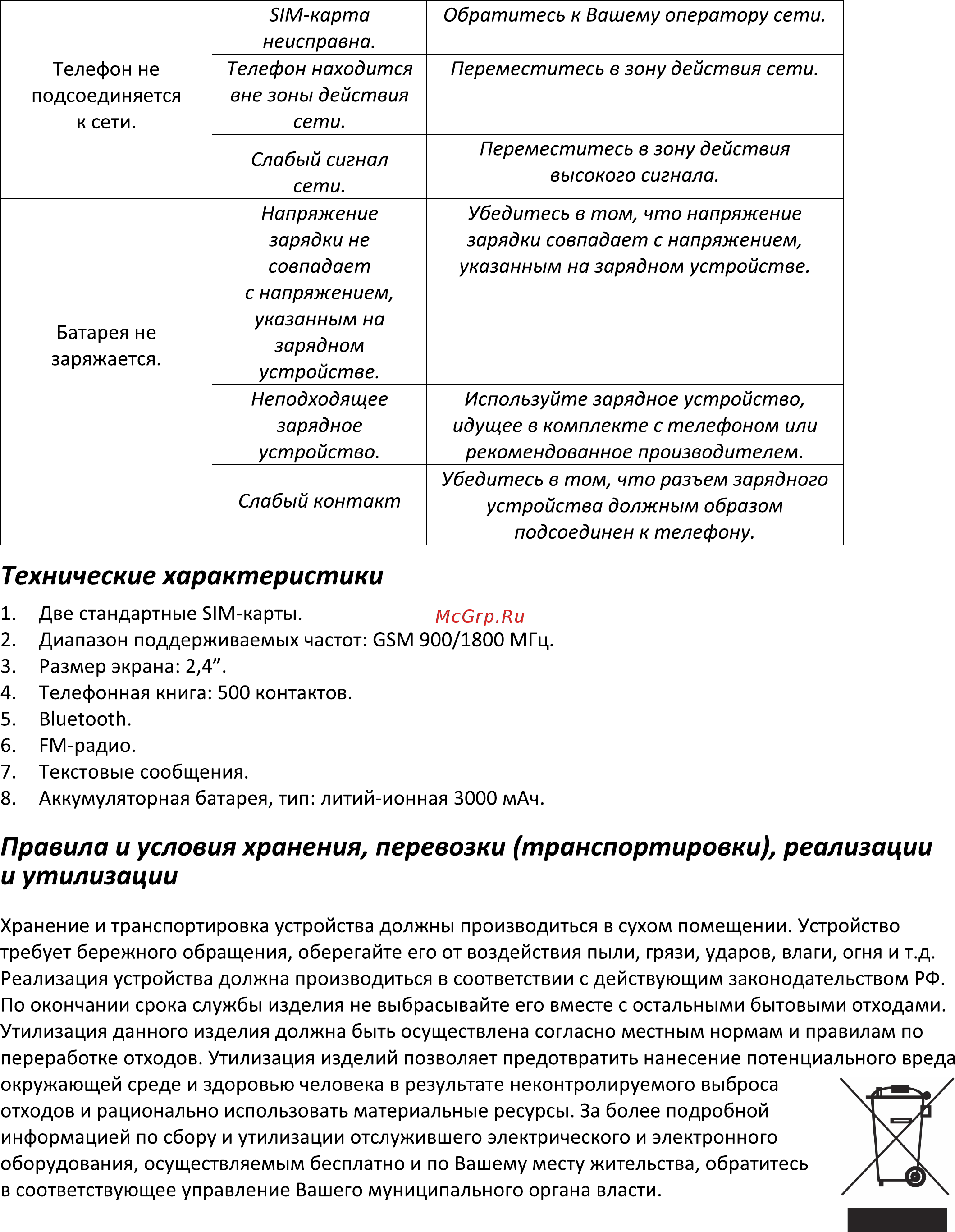 Finepower BA245 [15/18] Технические характеристики