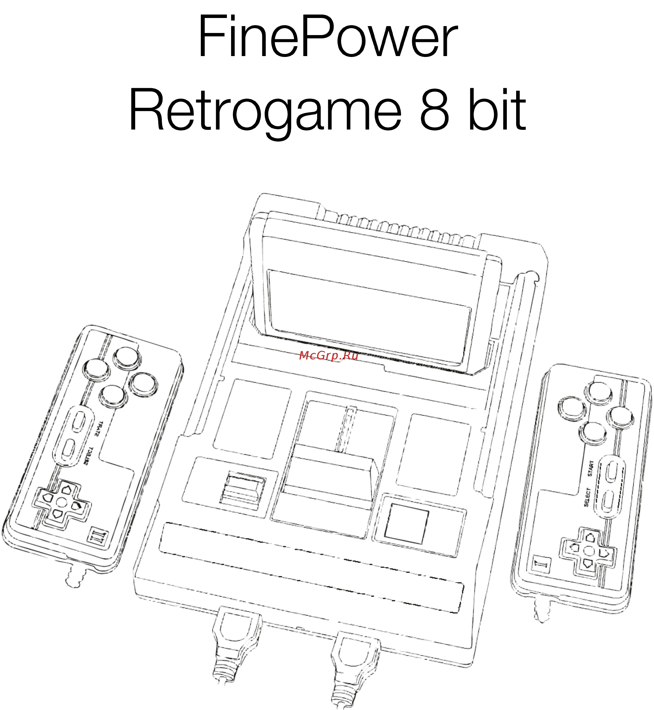 Finepower Retrogame 8 bit Руководство пользователя онлайн [2/7] 545568