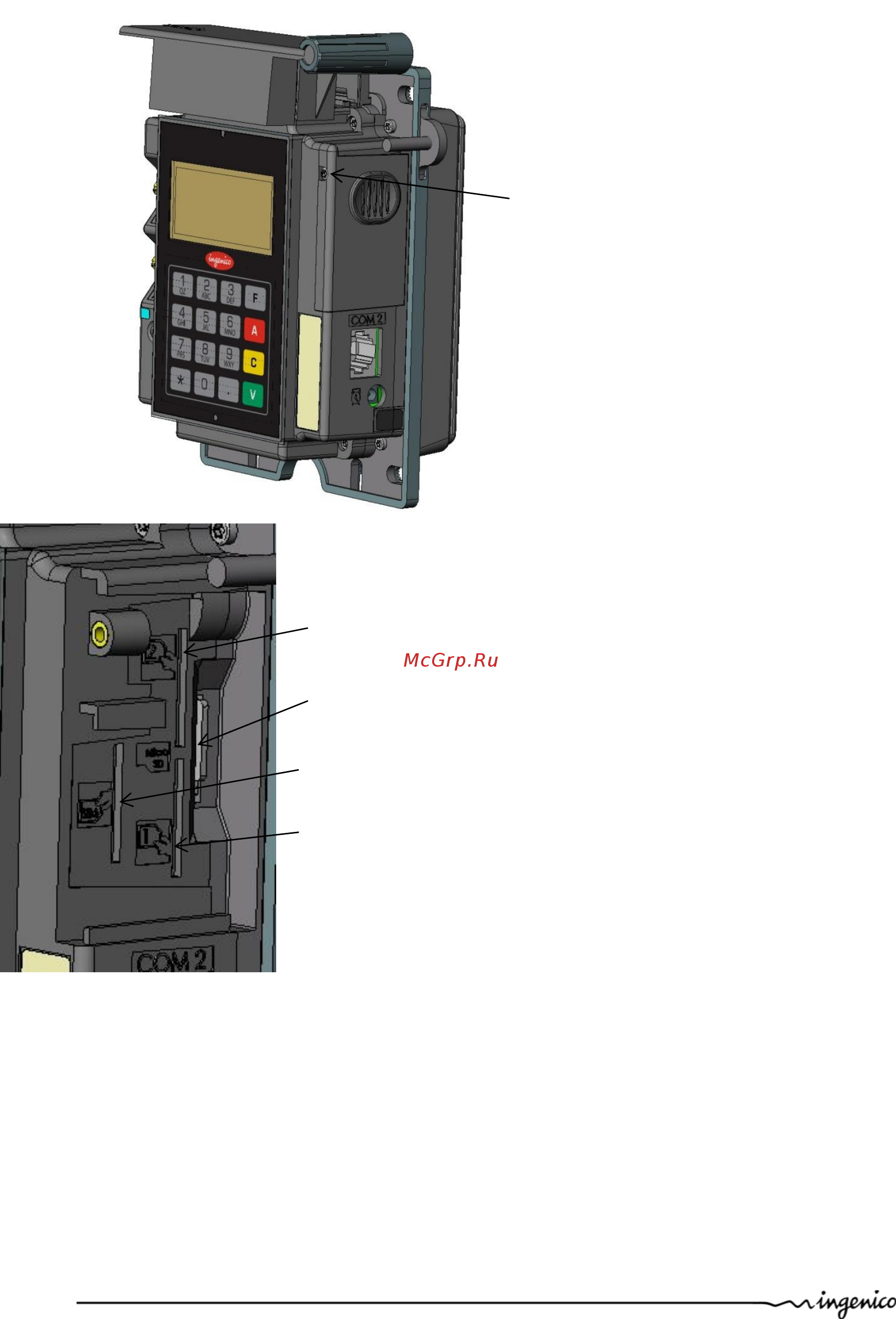 Ingenico iUC180 [10/15] Sim slot