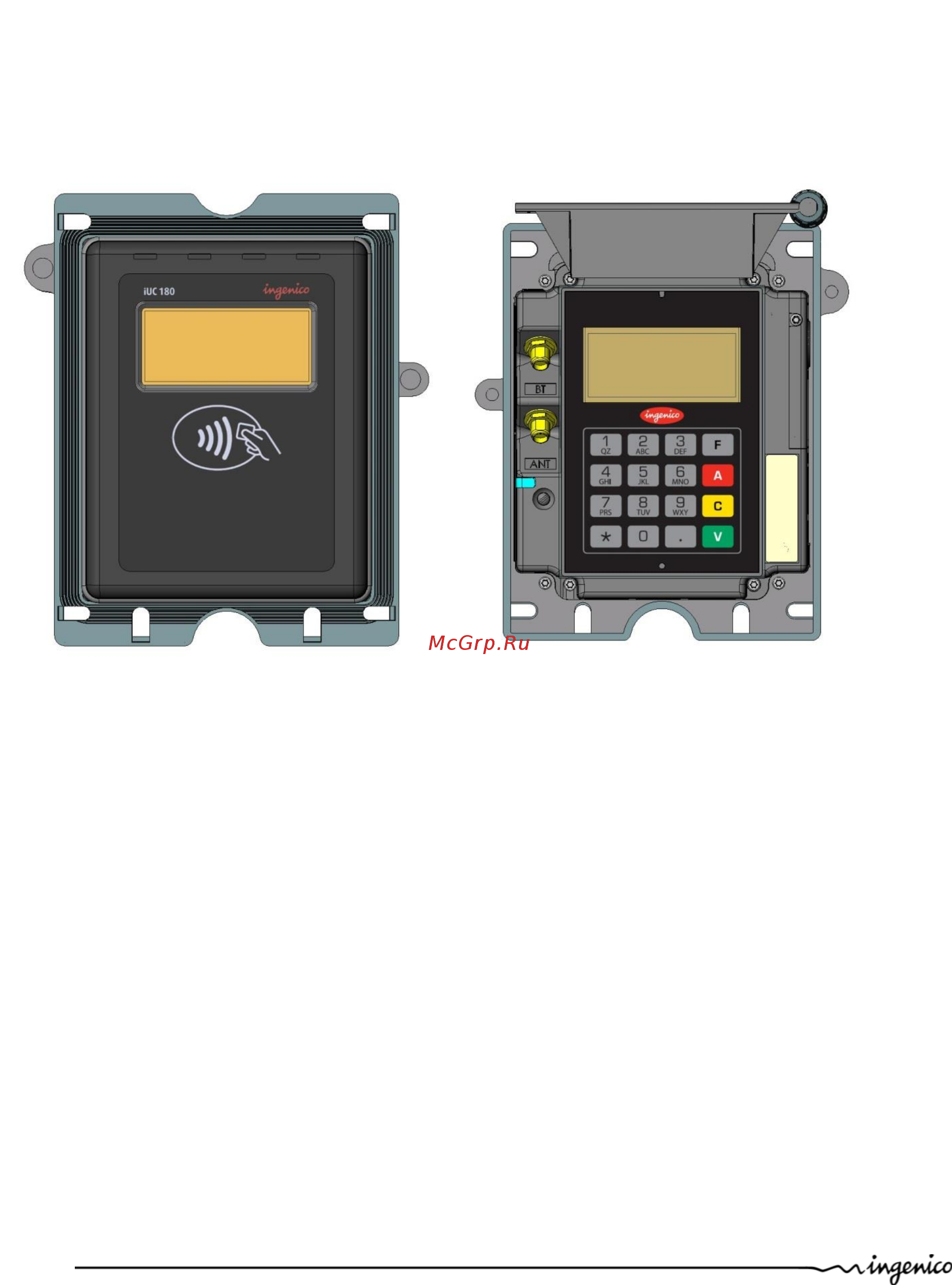 Ingenico iUC180 [3/15] Вид сзади