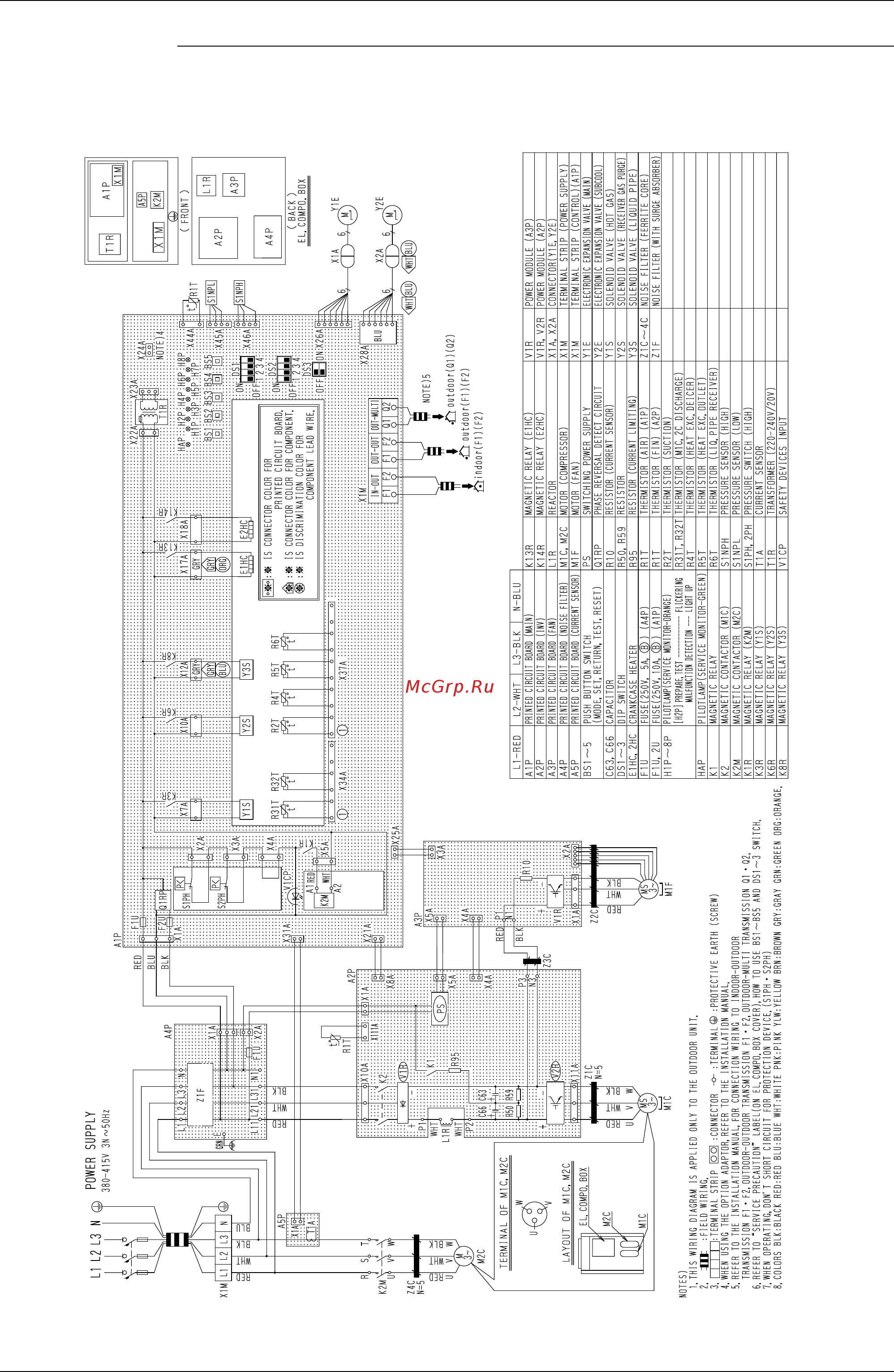 Daikin RXQ46MAY1 [280/344] Rxq8may1 rxq10may1 rxq12may1