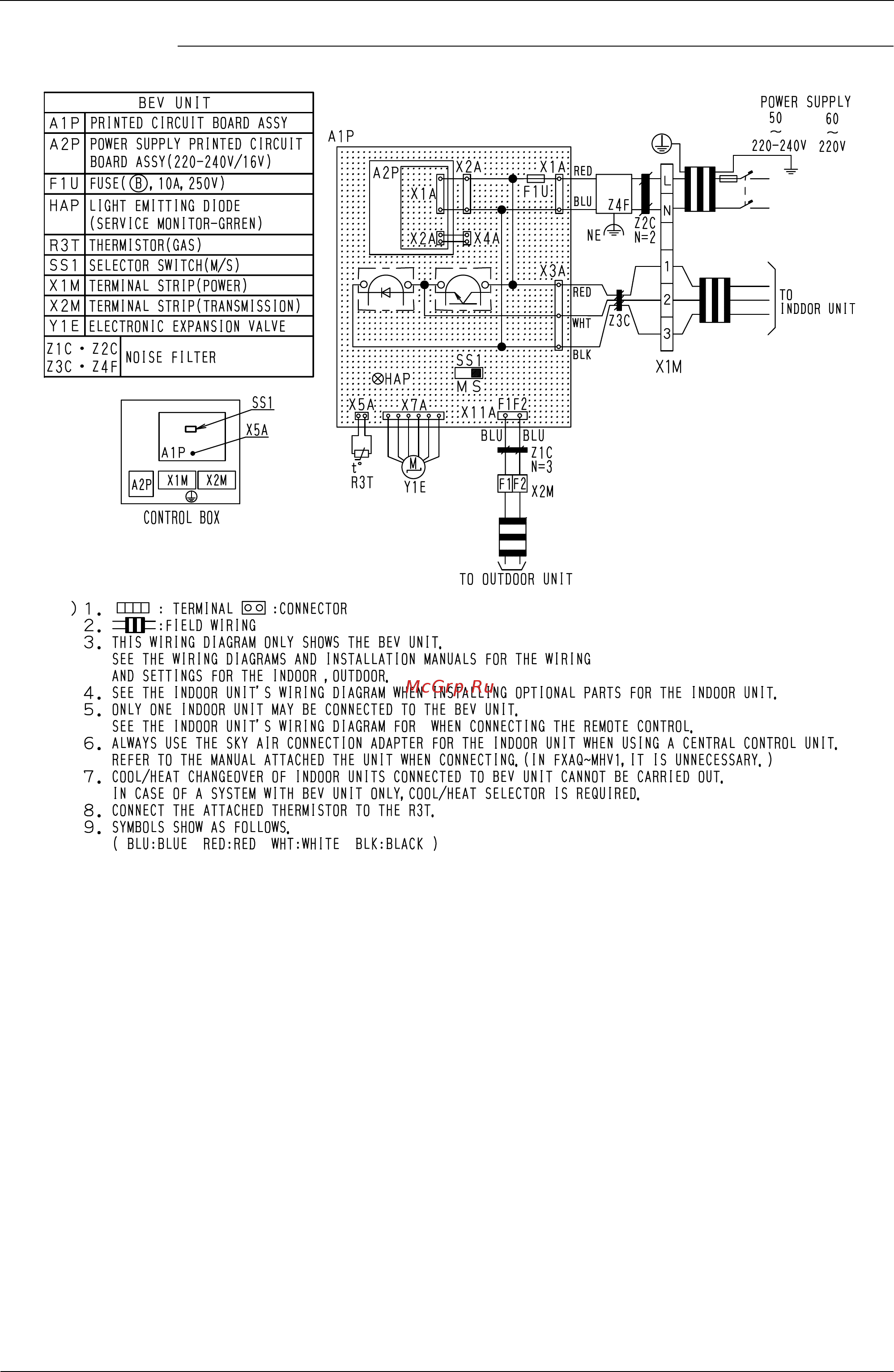 Daikin RXQ14MAY1 [301/344] Bevq50mve