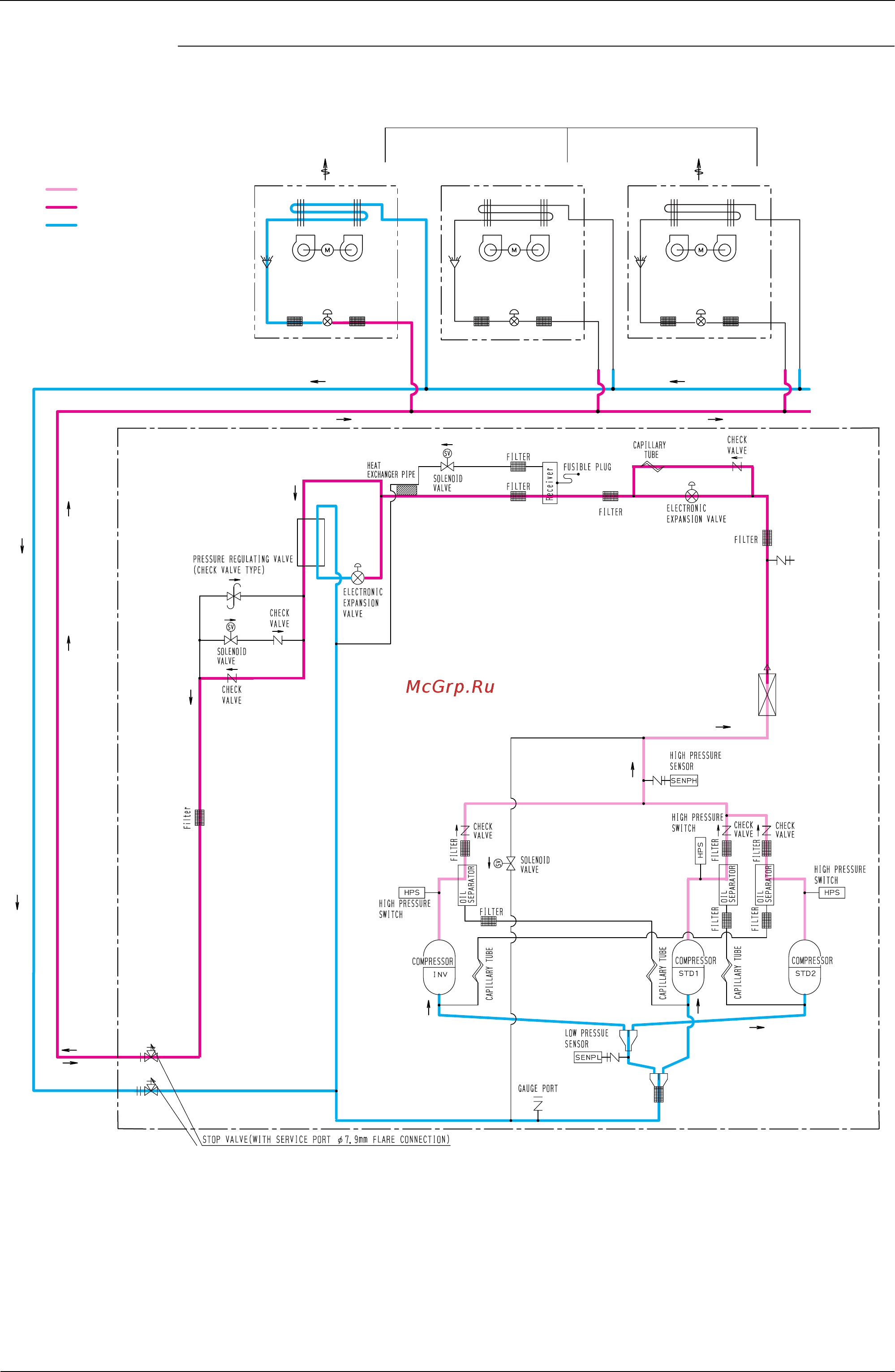 Daikin RXQ26MAY1 [81/344] Rxq14ma 16ma cooling operation