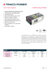 TRACO POWER TXM200-148 Datasheet