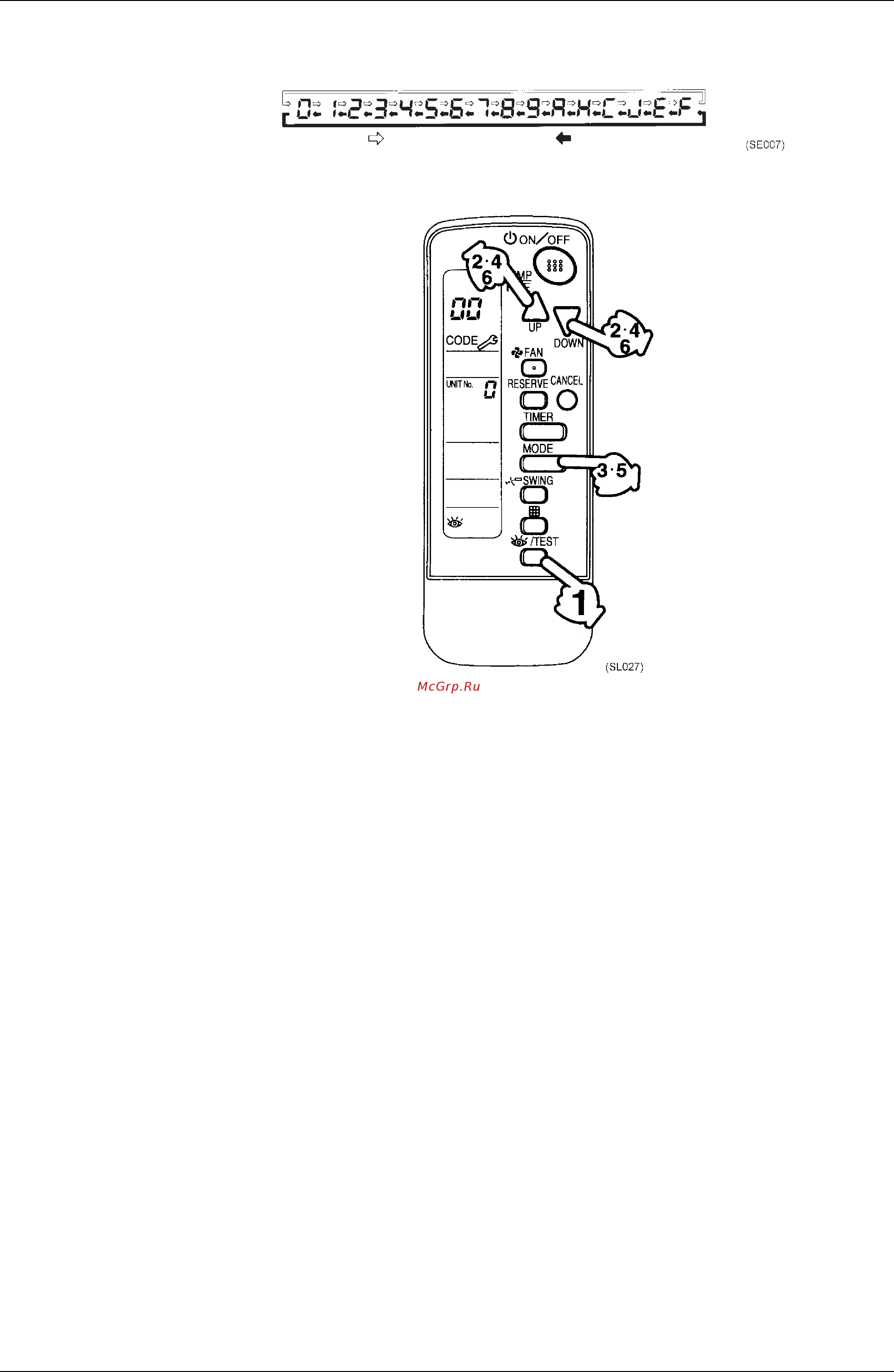 Daikin RXYQ16M7W1B [174/344] Advance button backward button