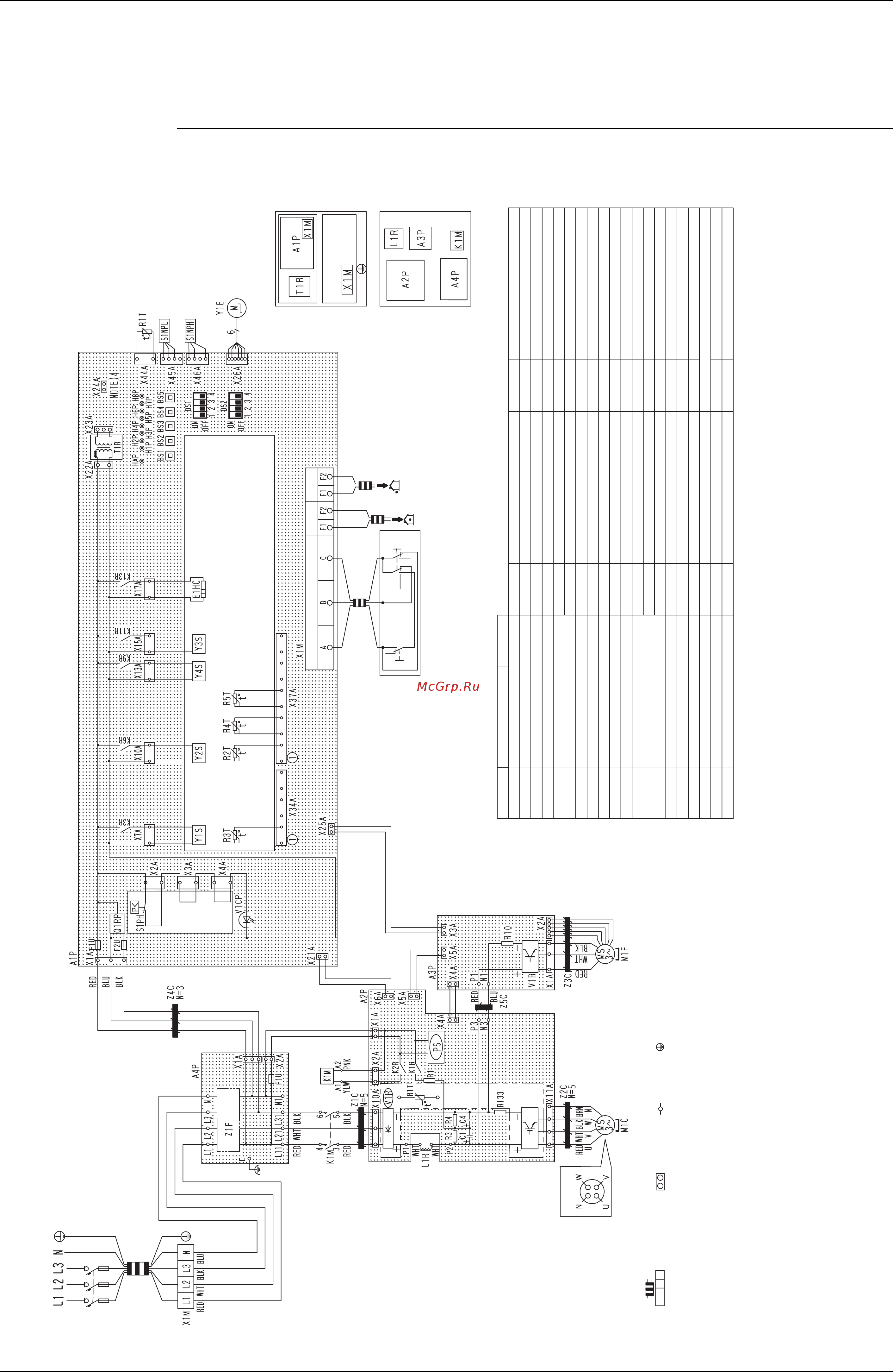 Daikin RXYQ14M7W1B [280/344] Wiring diagrams for reference