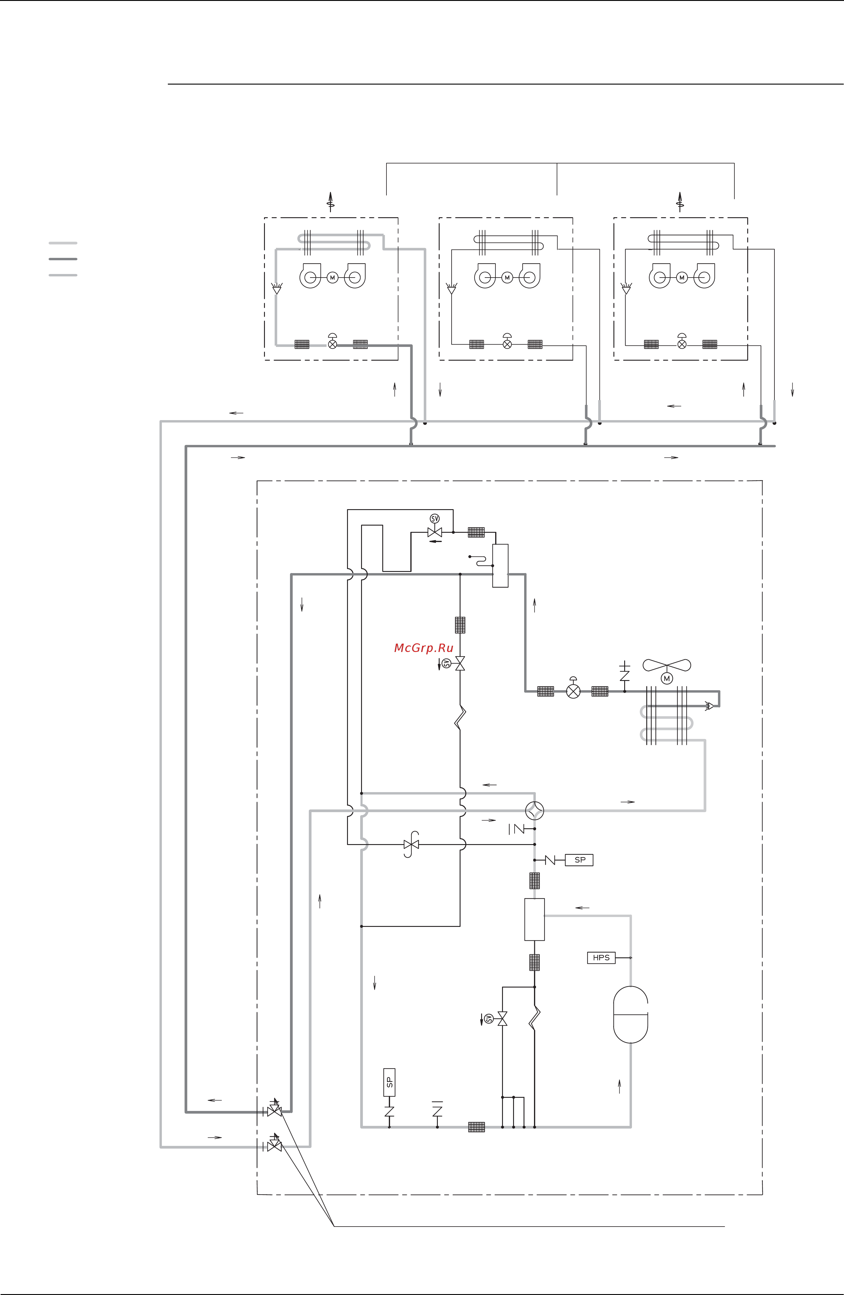 Daikin RXYQ22M7W1B [71/344] Refrigerant flow for each operation mode
