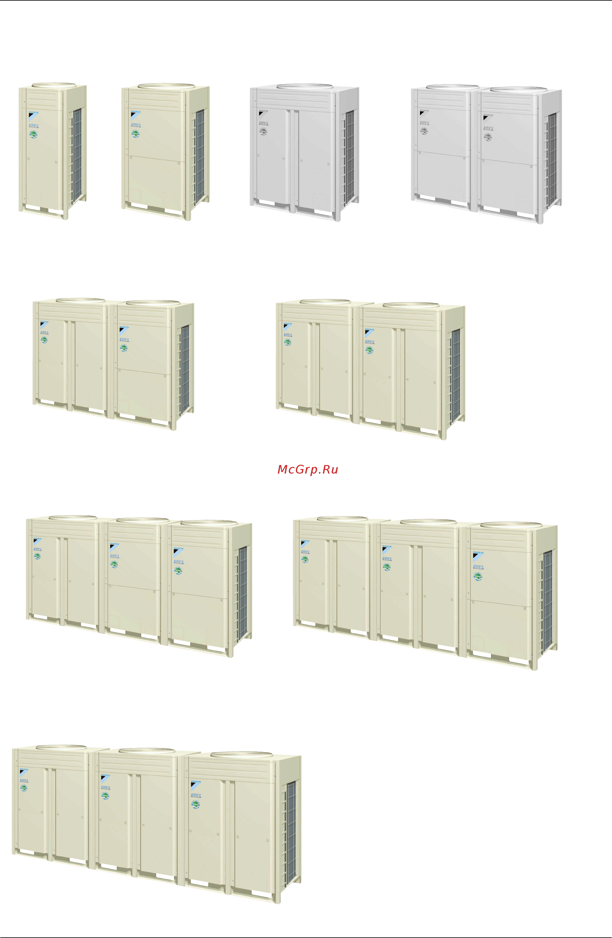 Daikin RXYQ48MY1B [10/242] Outdoor units