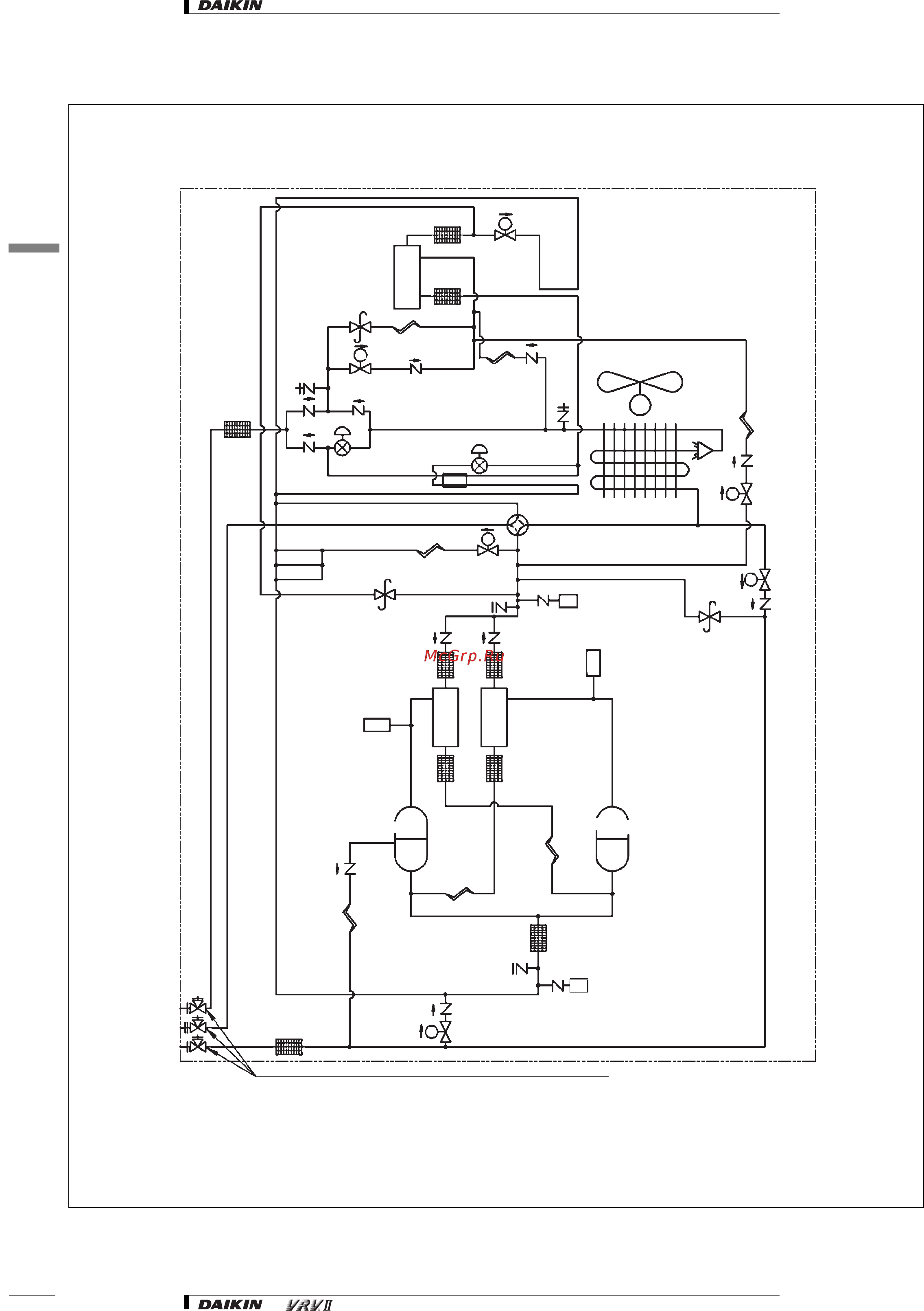 Daikin RXYQ16M7W1B [171/182] Piping diagrams