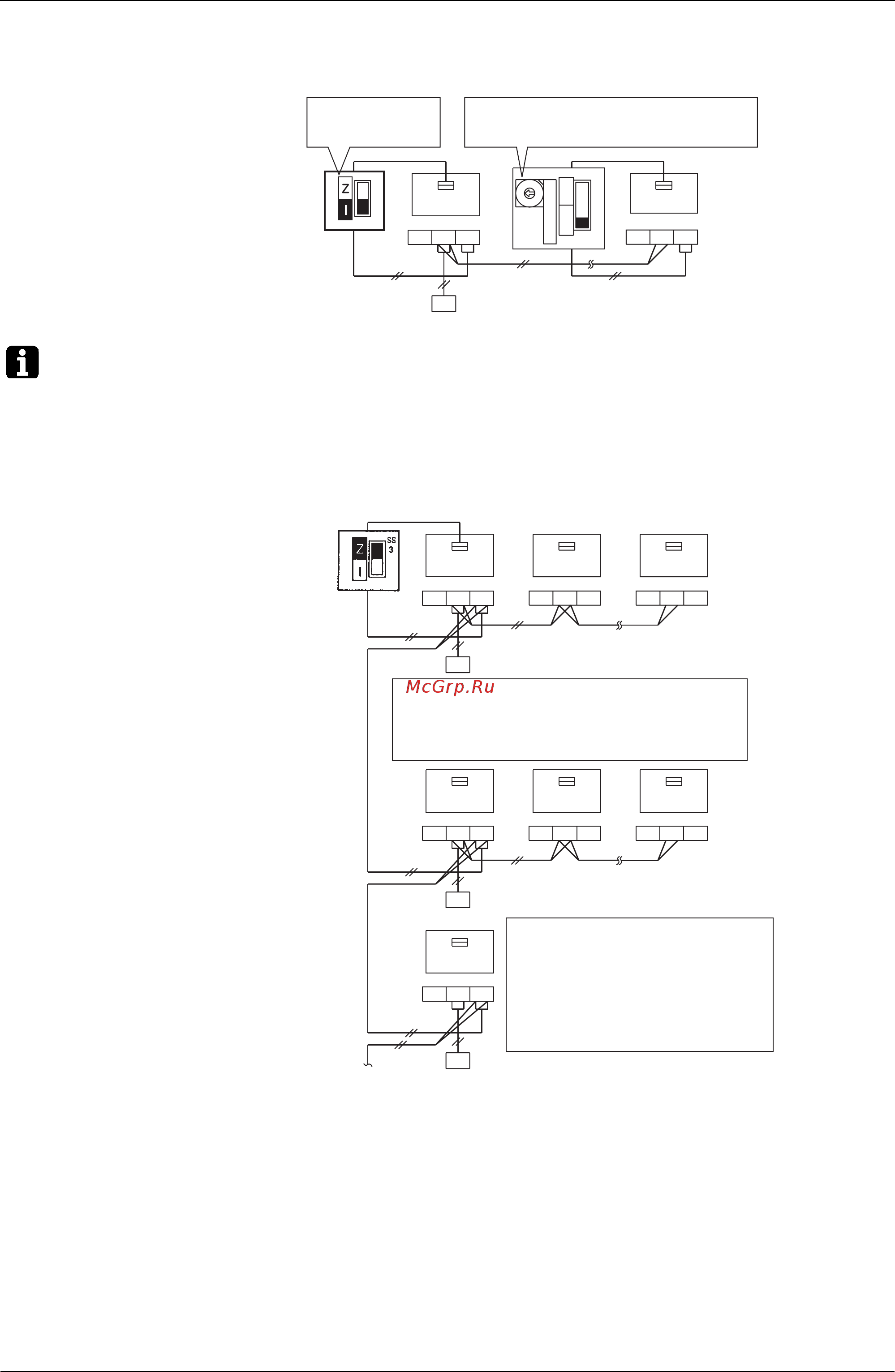 Daikin RXY26MYL [214/256] Для зонального унифицированного управления процедура монтажа электропроводки аналогична процедуре для индивидуального управления установить переключатель вывода ss3 в зональн...