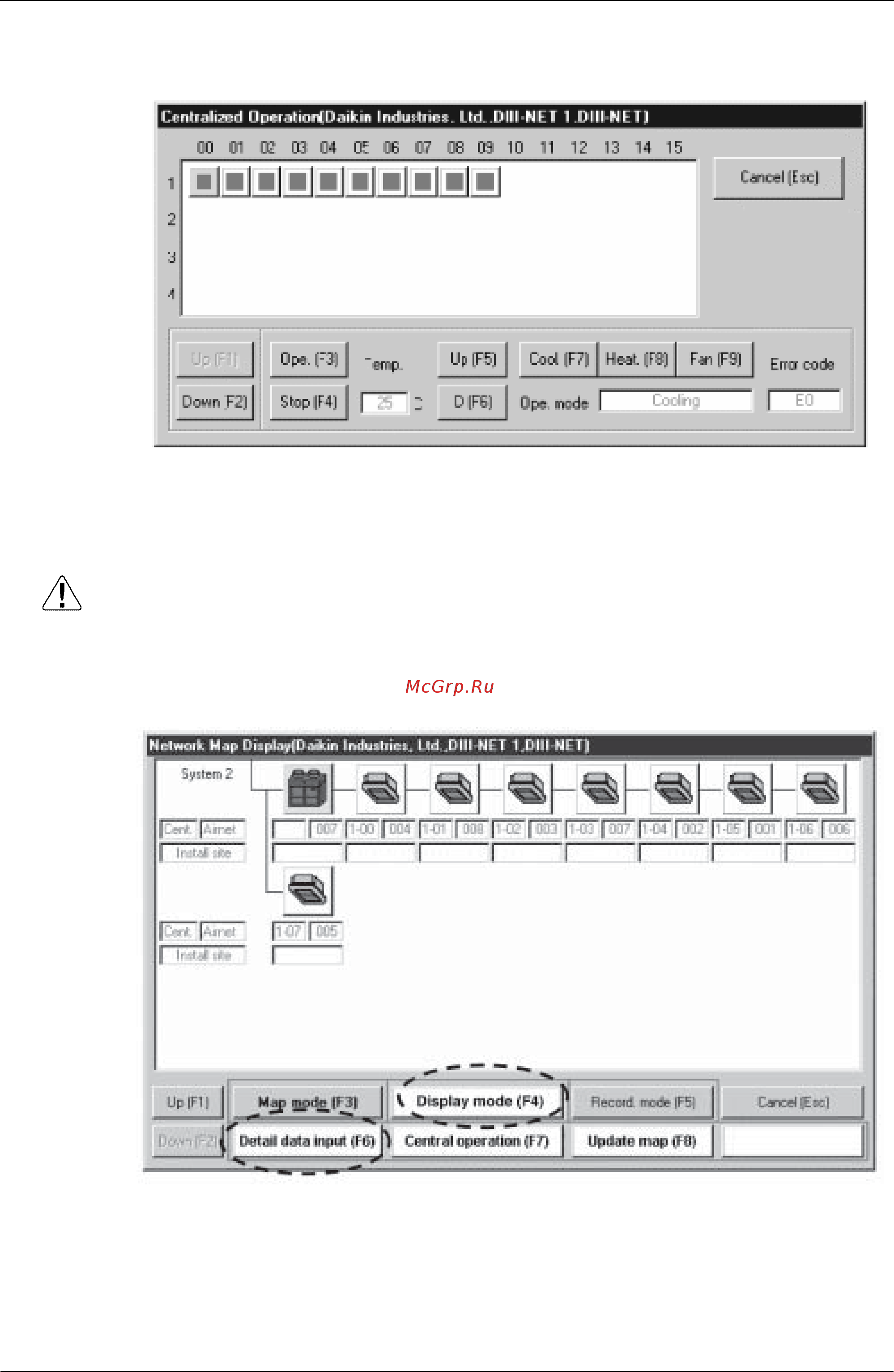 Daikin RX44MYLE [146/255] Centralized operation f7