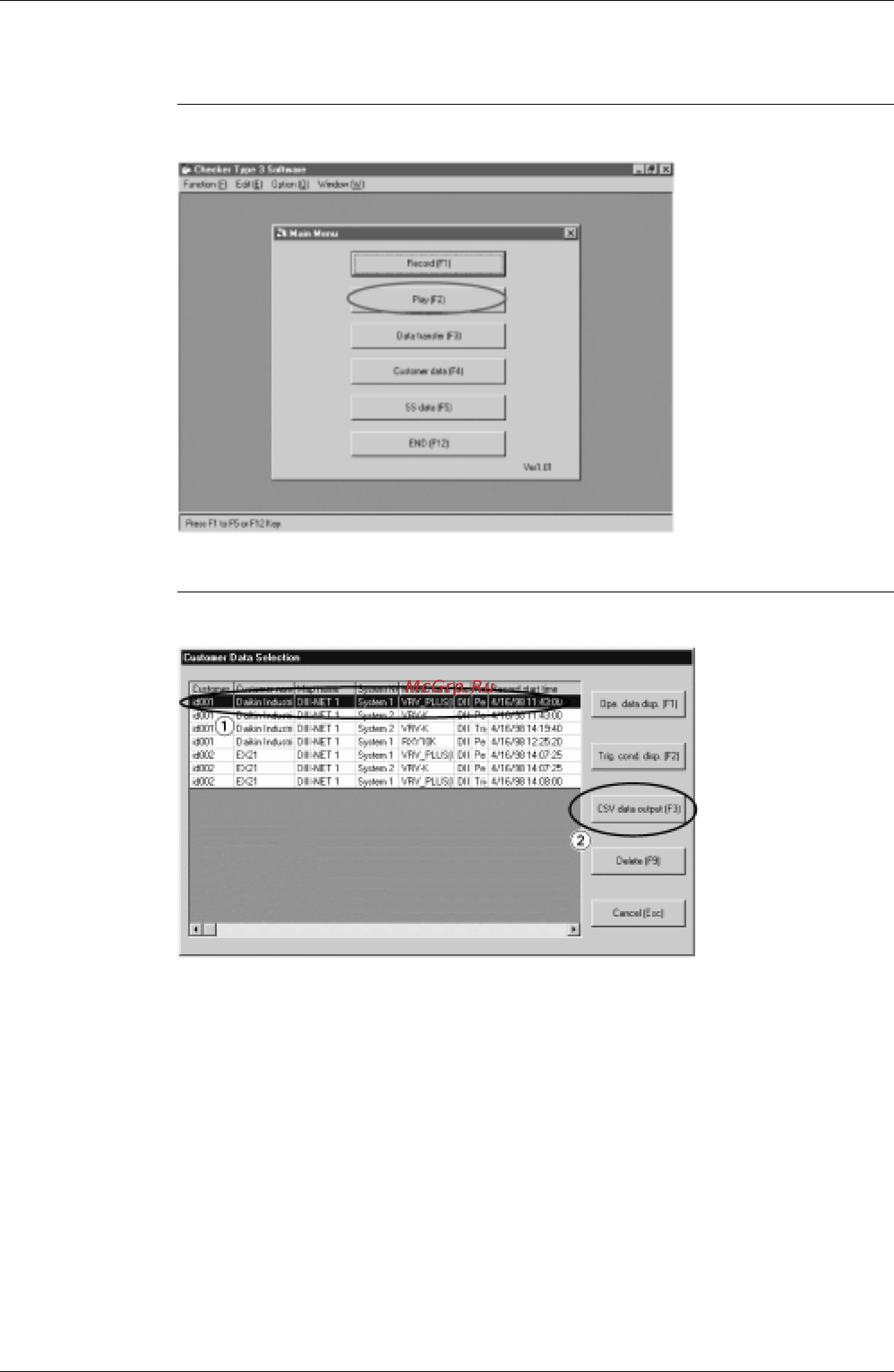 Daikin RX16MTL [153/255] Retrieval of processed data