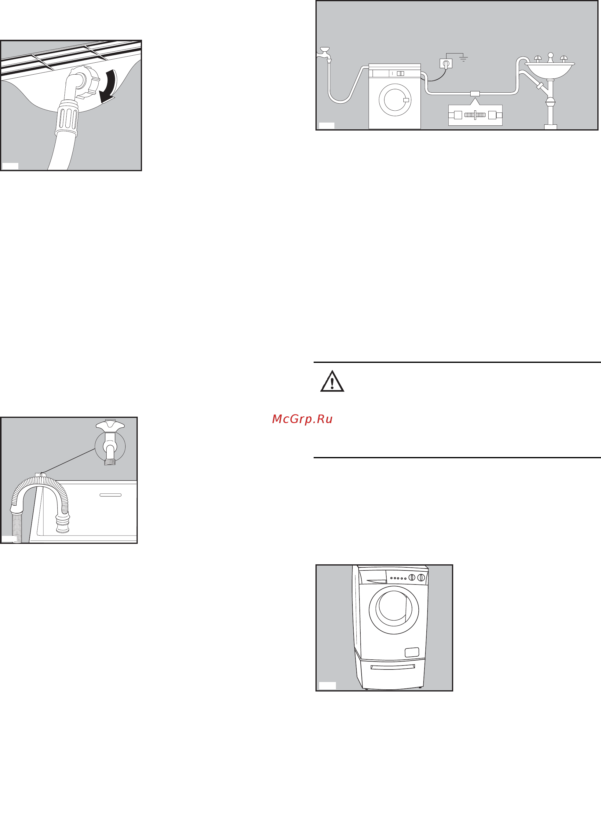 Electrolux EWF 1427 [6/96] Assembly upon a stand kit