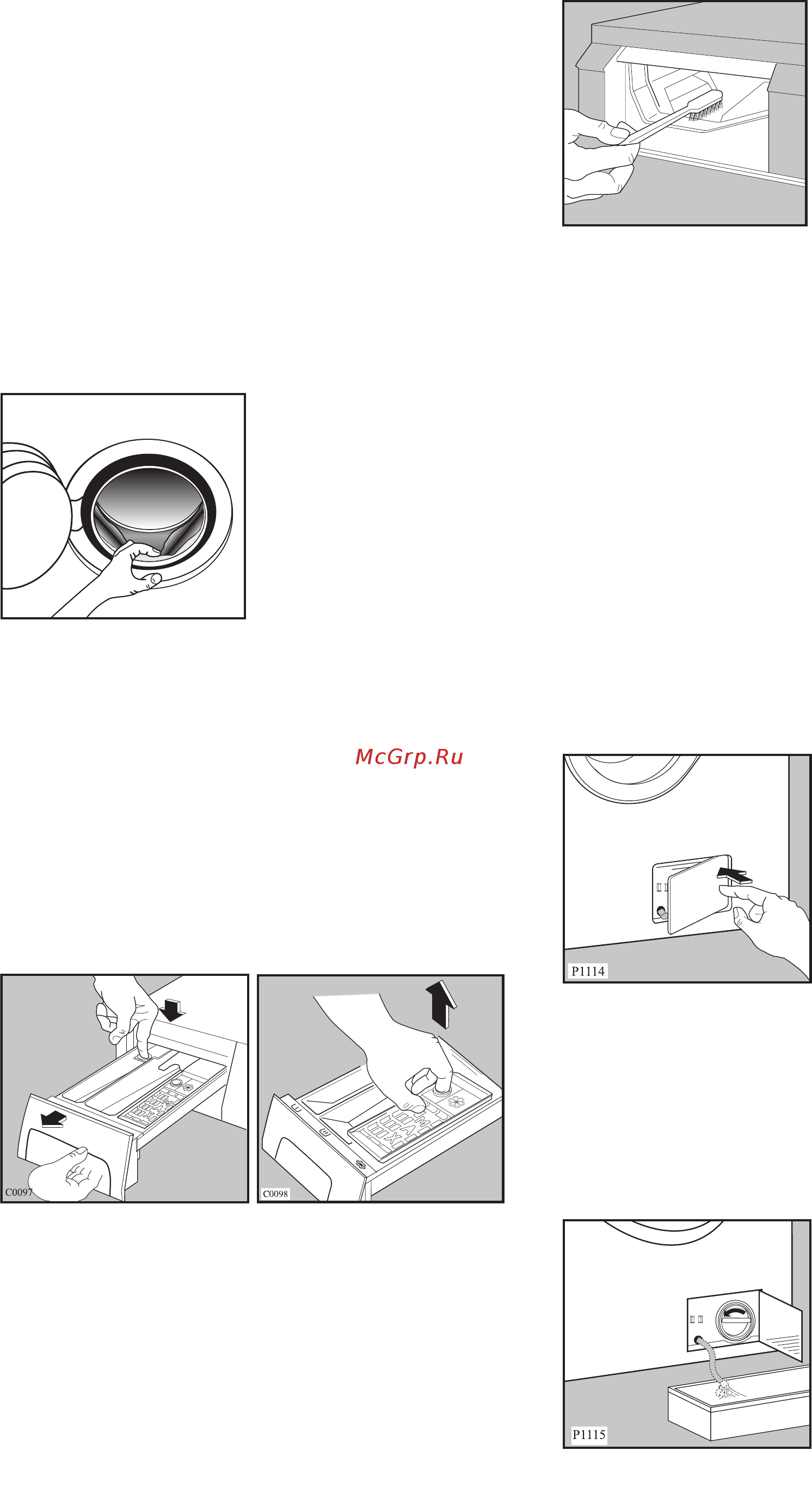 Electrolux EWF 1427 [88/96] Уход за машиной и чистка